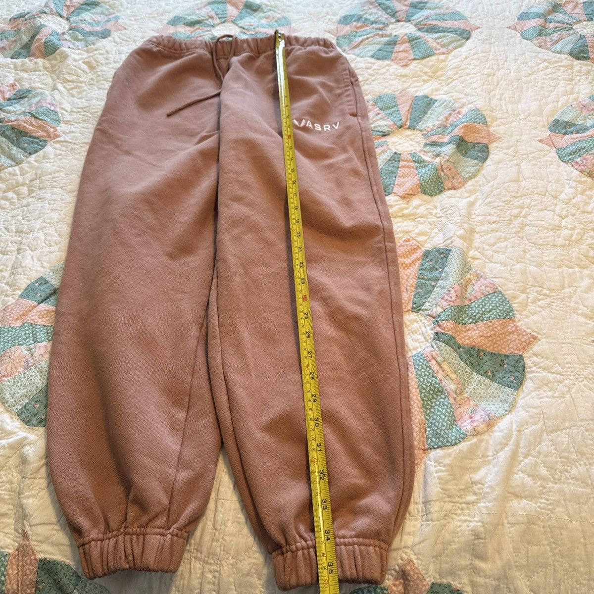 I Love Ugly ASRV DSG 0655 Sweatpants Medium Peach Oversized French Terry Size US 31 - 6 Thumbnail