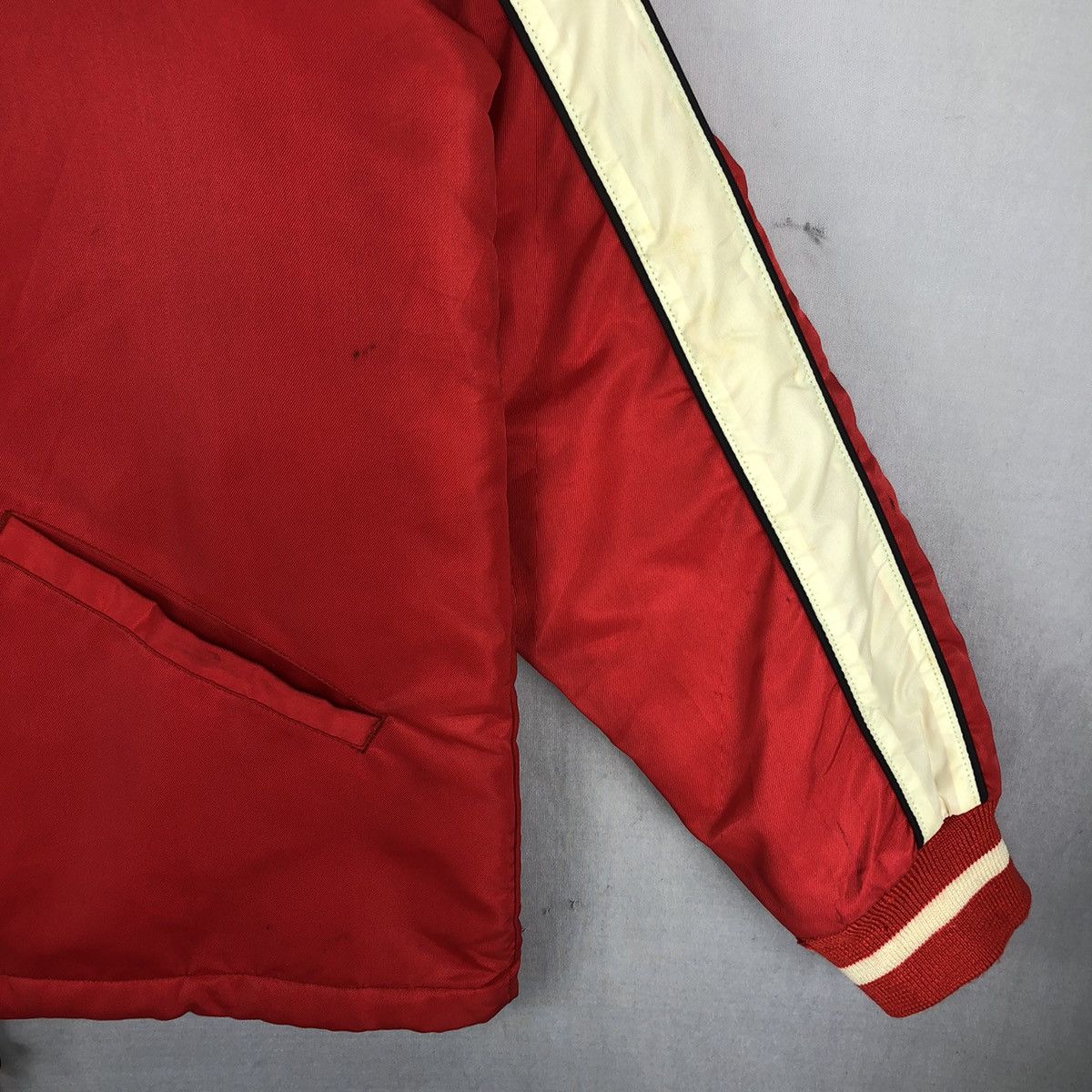 Japanese Brand × Redmoon × Vintage Vintage 90's Redmoon Zipper Coach Jacket Side Tape Size US M / EU 48-50 / 2 - 3 Thumbnail