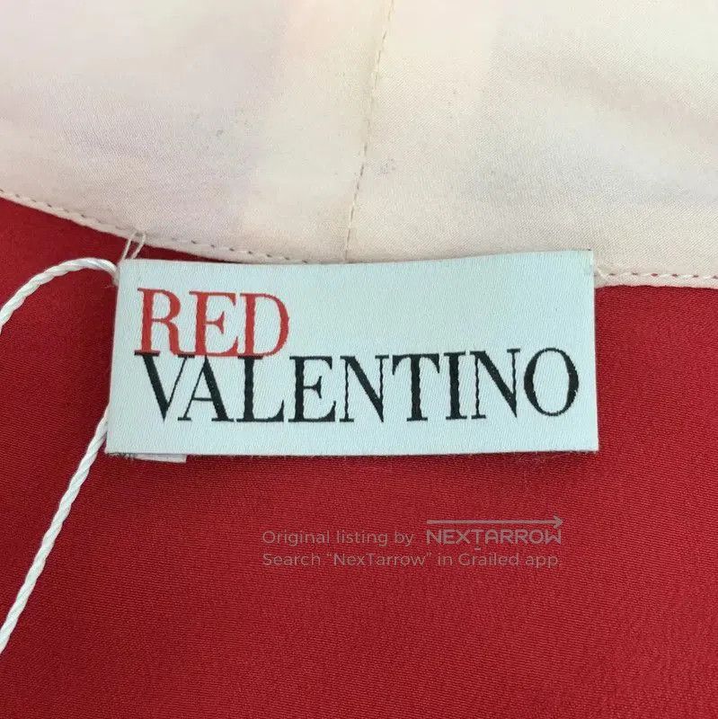 Valentino Valentino Red Silk Short Sleeve T-Shirt . Size M / US 6-8 / IT 42-44 - 5 Thumbnail