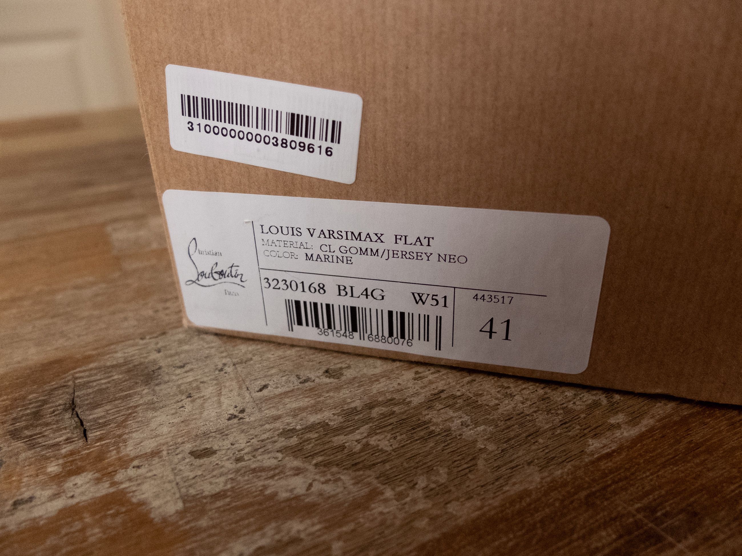 Christian Louboutin CHRISTIAN LOUBOUTIN Louis Varsimax navy black sneakers 8 41 Size US 8 / EU 41 - 12 Thumbnail