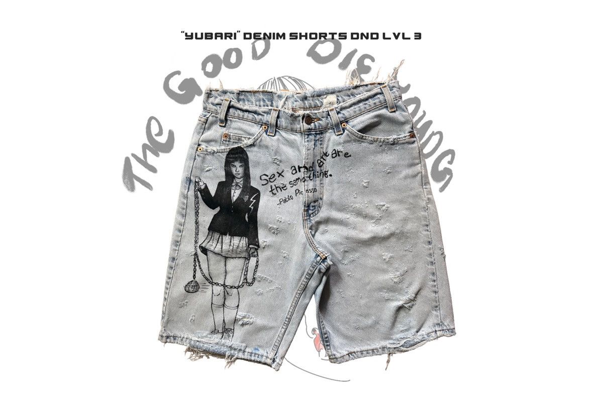 Other “Yubari” DND LVL 3 Denim SHORTS Size US 32 / EU 48 - 1 Thumbnail