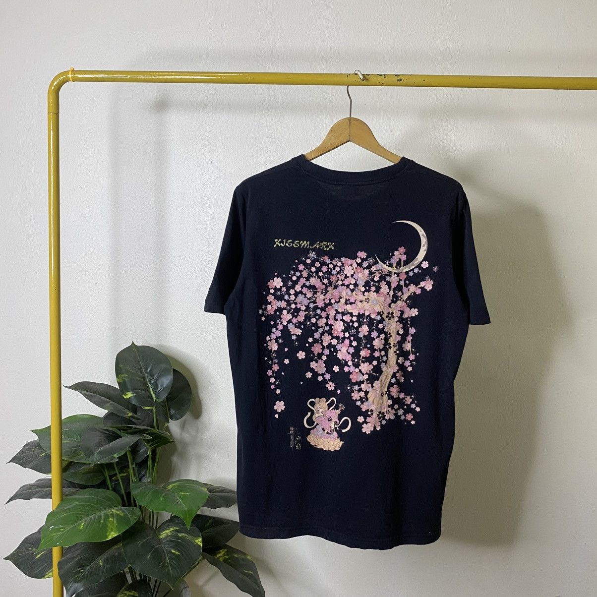 Japanese Brand Kissmark Sakura Blooms Ed Hardy Karakuri Tamashii Style Tee Size US L / EU 52-54 / 3 - 1 Thumbnail