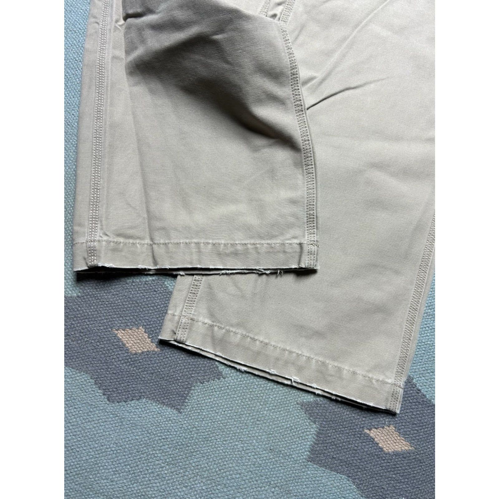 American Eagle Outfitters VINTAGE American Eagle Canvas Carpenter Pants Baggy Workwear 34x31 Men Jeans Beige 90s Skater Y2K Size US 34 / EU 50 - 5 Thumbnail