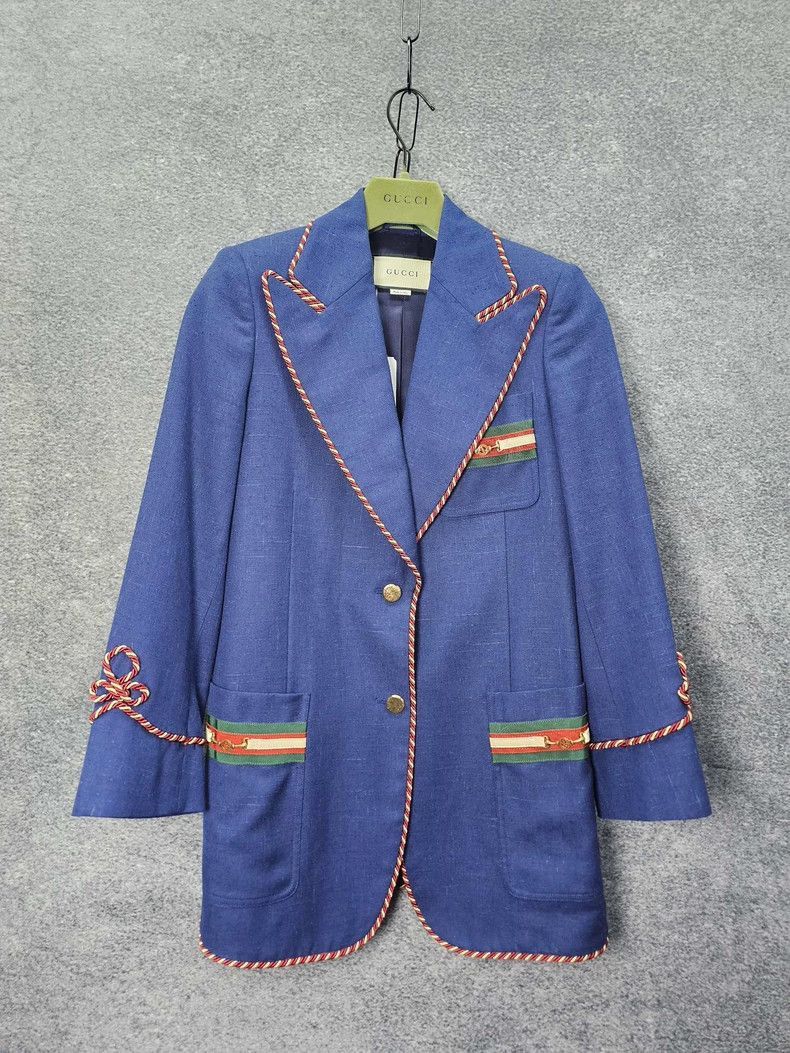Gucci Gucci Suit Jacket with Unique Style-2506 Size US M / EU 48-50 / 2 - 1 Thumbnail