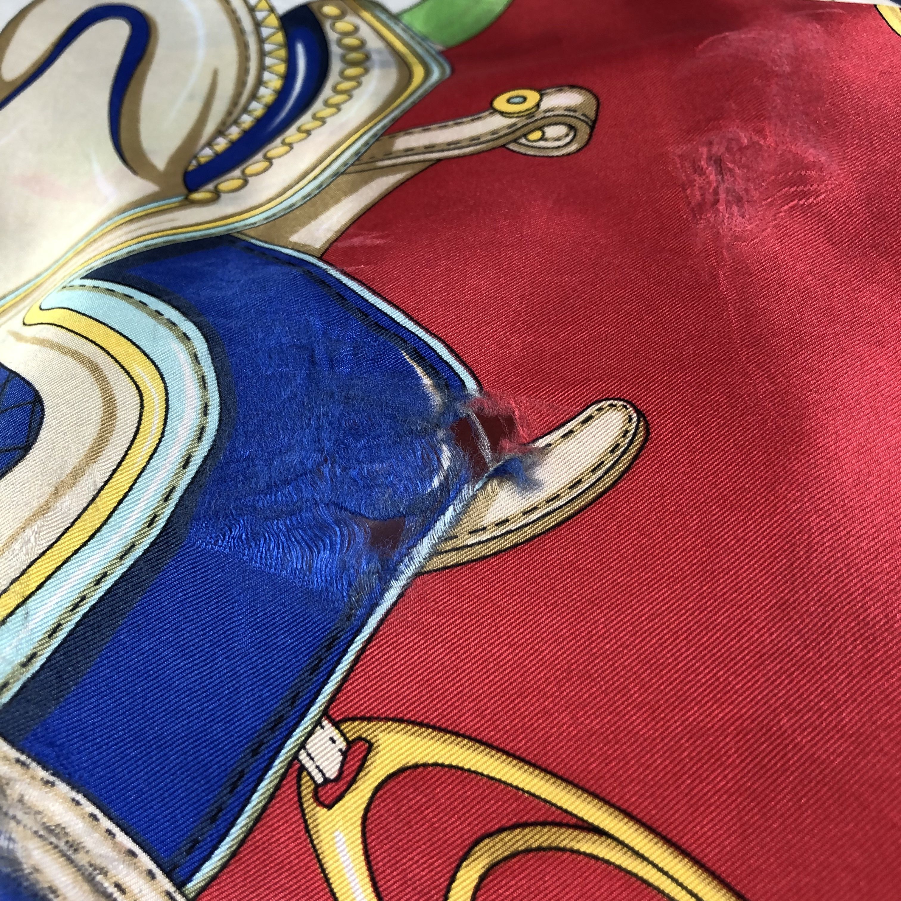 Japanese Brand Vintage Rodier Luxury Hand Rolled Silk Scarf M490 Size ONE SIZE - 5 Thumbnail