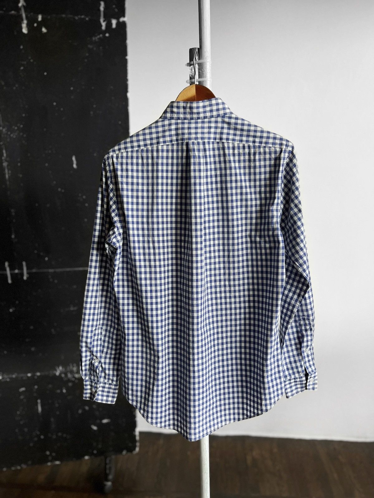 Polo Ralph Lauren × Ralph Lauren × Vintage Ralph Lauren Mens Vintage Checked Long Sleeve Button Shirt Size US S / EU 44-46 / 1 - 3 Thumbnail
