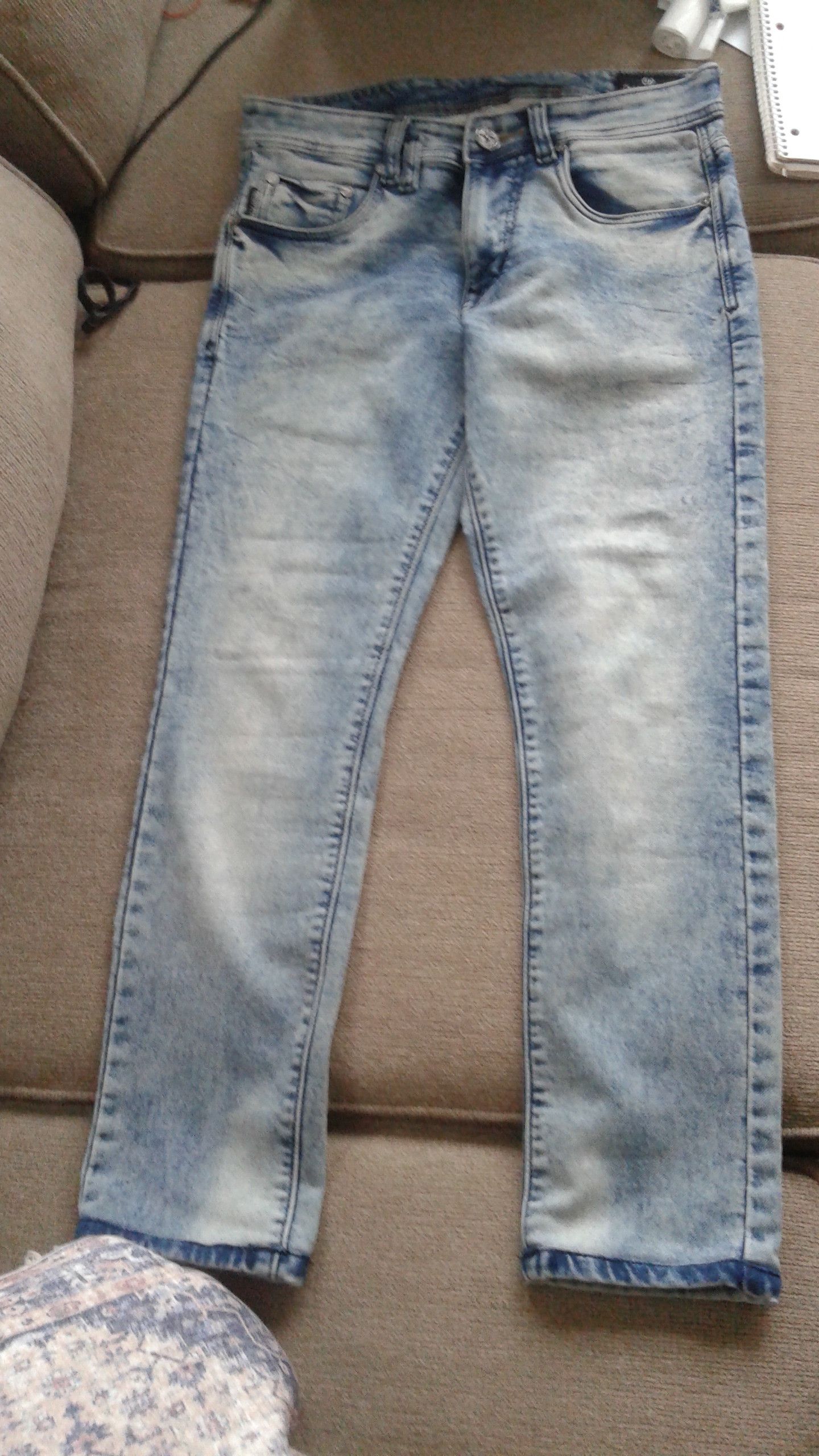Philipp Plein PHILLIP PLEIN MEN JEANS SLIM FIT 32X26 Size US 32 / EU 48 - 4 Thumbnail