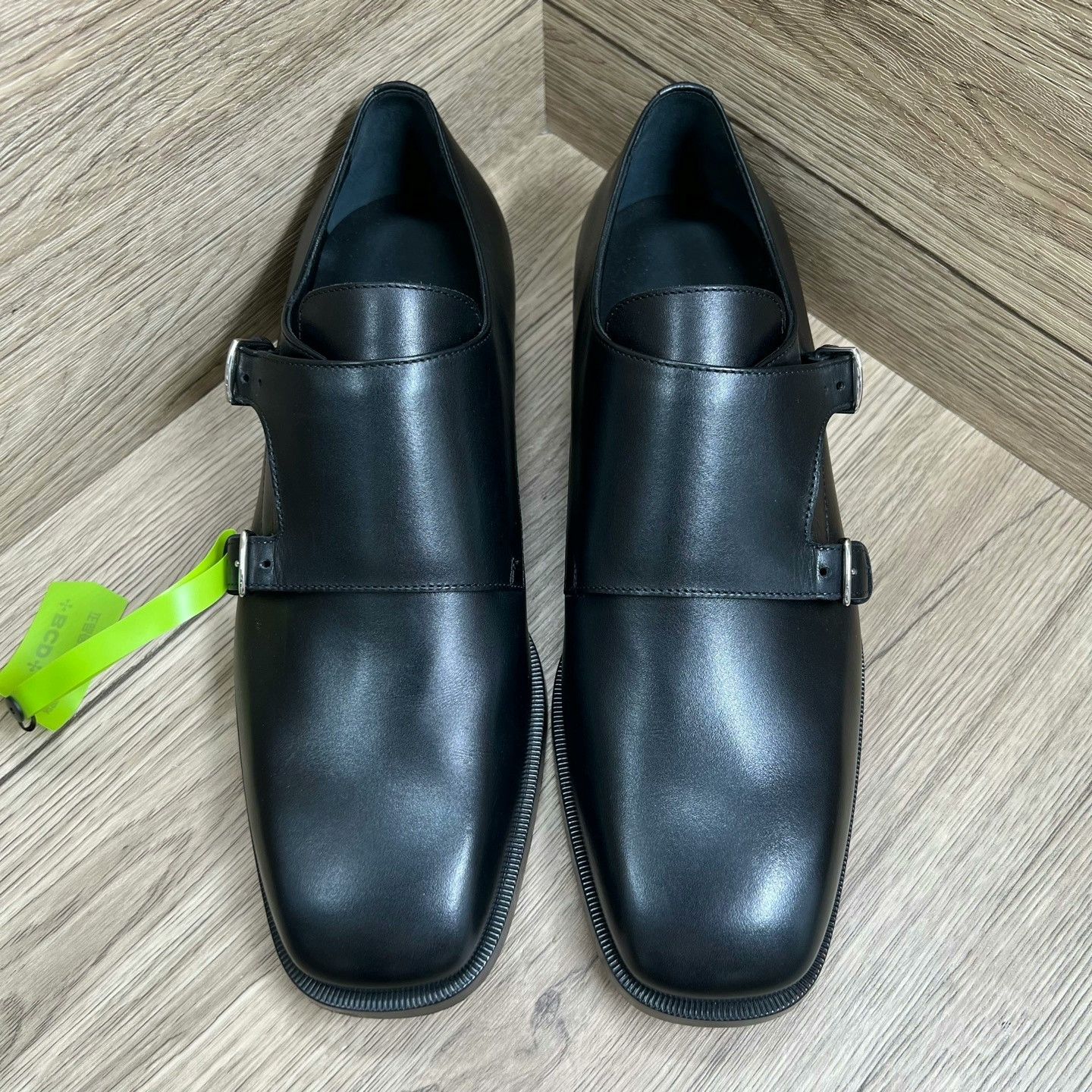 Hermes Hermes Hugues Black Silver Monk Shoes Size US 9 / EU 42 - 2 Thumbnail