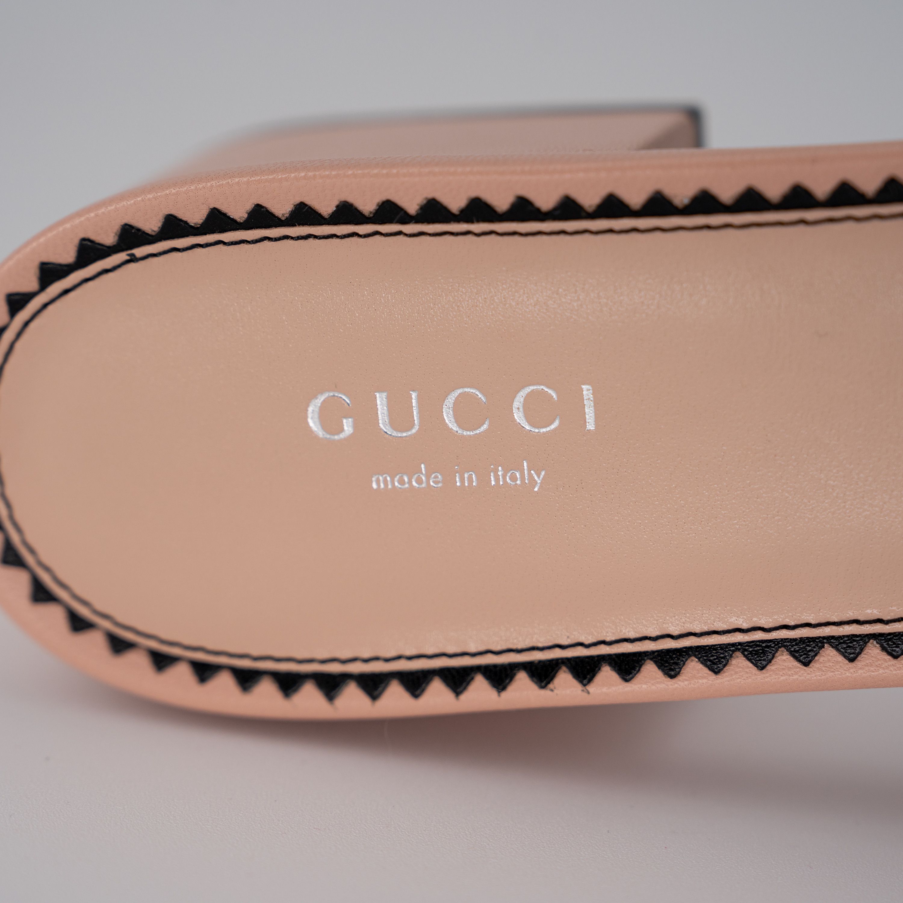 Gucci 41G - Gucci Heels Studded Interlocking GG Pink Sandals Size US 11 / IT 41 - 6 Thumbnail