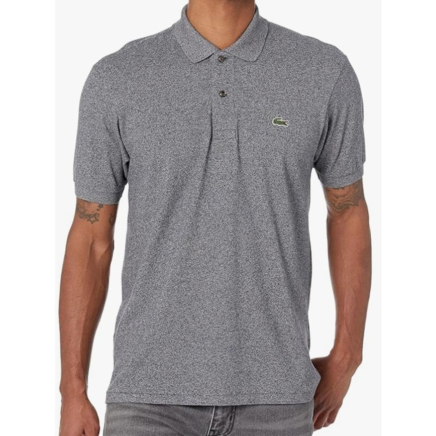 Lacoste Lacoste Men's Classic Short Sleeve Chine Pique Polo Shirt S Size US S / EU 44-46 / 1 - 1 Thumbnail