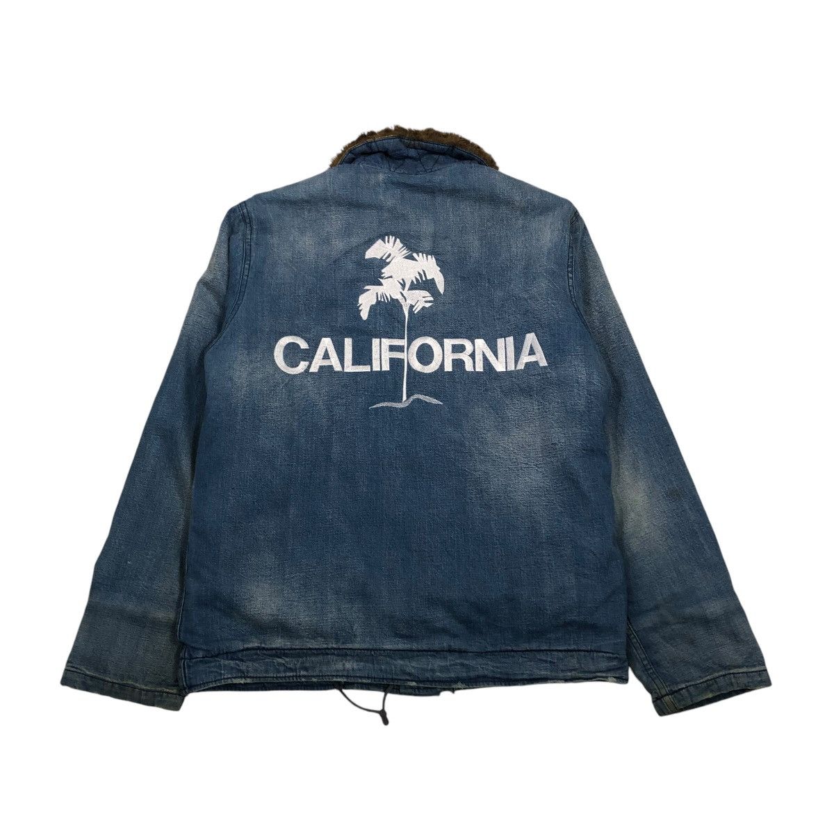 Alpha Industries VINTAGE DENIM BIKER JACKET ALPHA INDUSTRIES LEE STORM RIDER Size US M / EU 48-50 / 2 - 2 Thumbnail