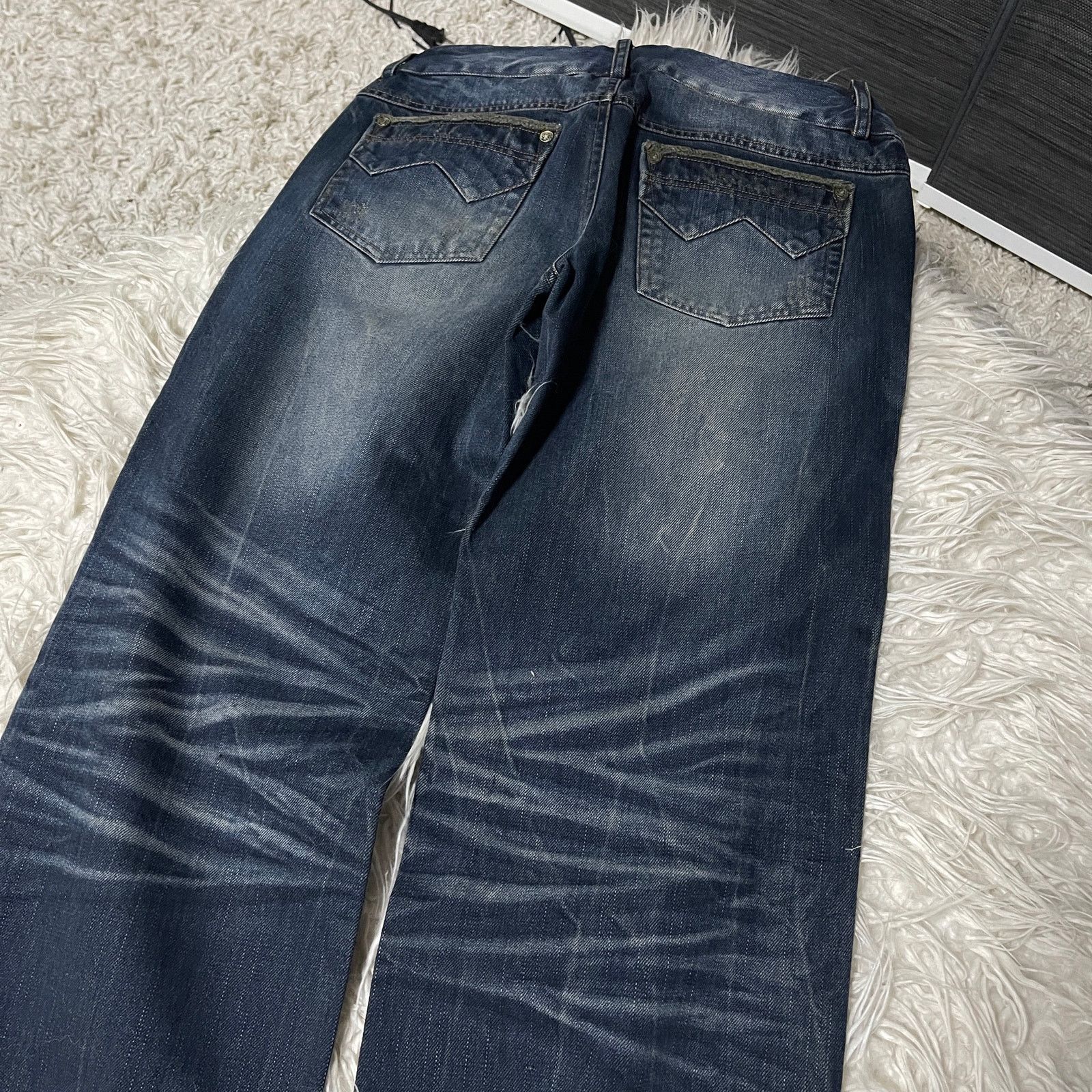 Hysteric Glamour × Japanese Brand × Vintage Vintage Faded Wash Low-rise Denim Jeans Blue size 29 Size 29" - 5 Thumbnail