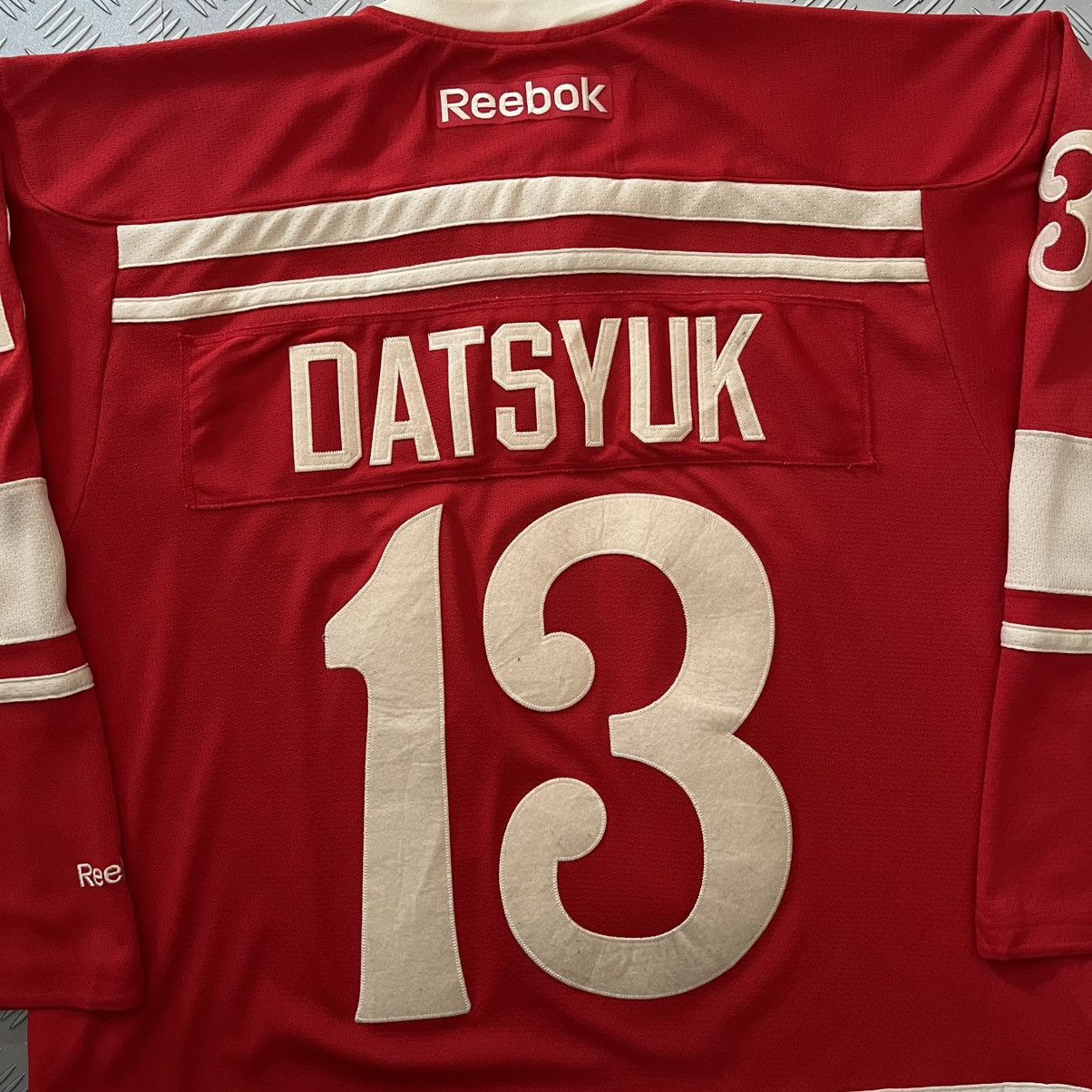 NHL × Reebok Reebok Detroit Redwings #13 Pavel Datsyuk Jersey ☄️ Size US L / EU 52-54 / 3 - 14 Thumbnail