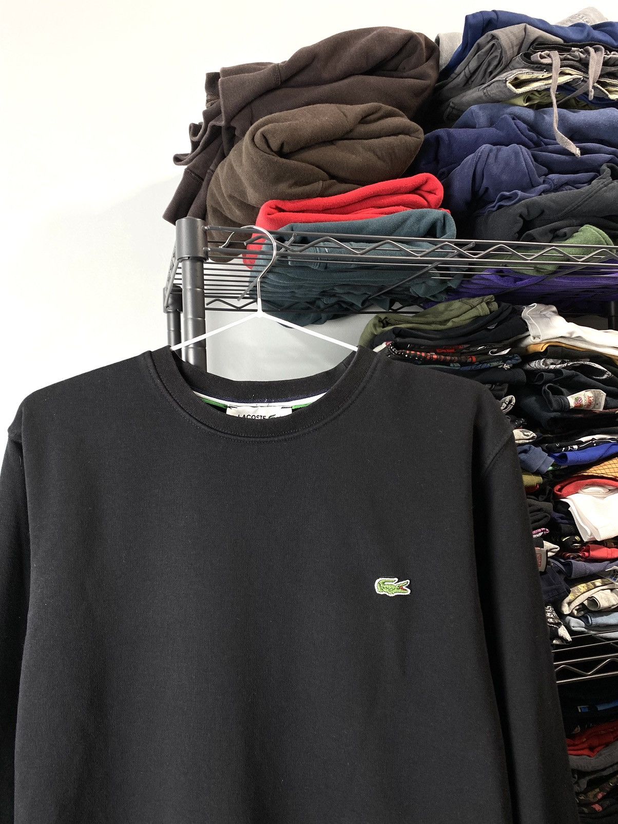 Lacoste Lacoste Sweatshirt Black Hype Y2K Size US L / EU 52-54 / 3 - 2 Thumbnail