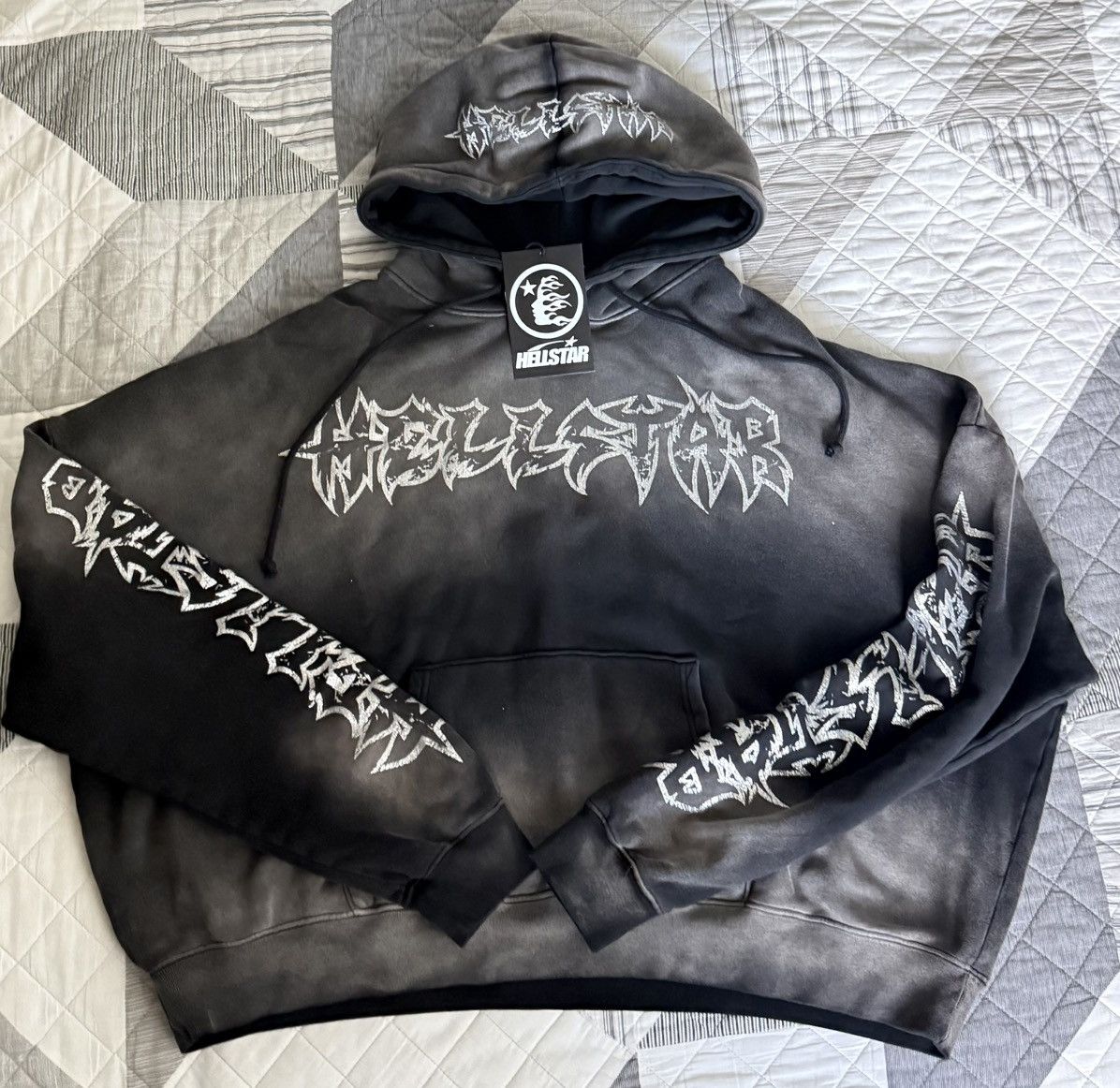 HELLSTAR Hellstar Stars Shine Graffiti Hoodie Size US L / EU 52-54 / 3 - 1 Thumbnail