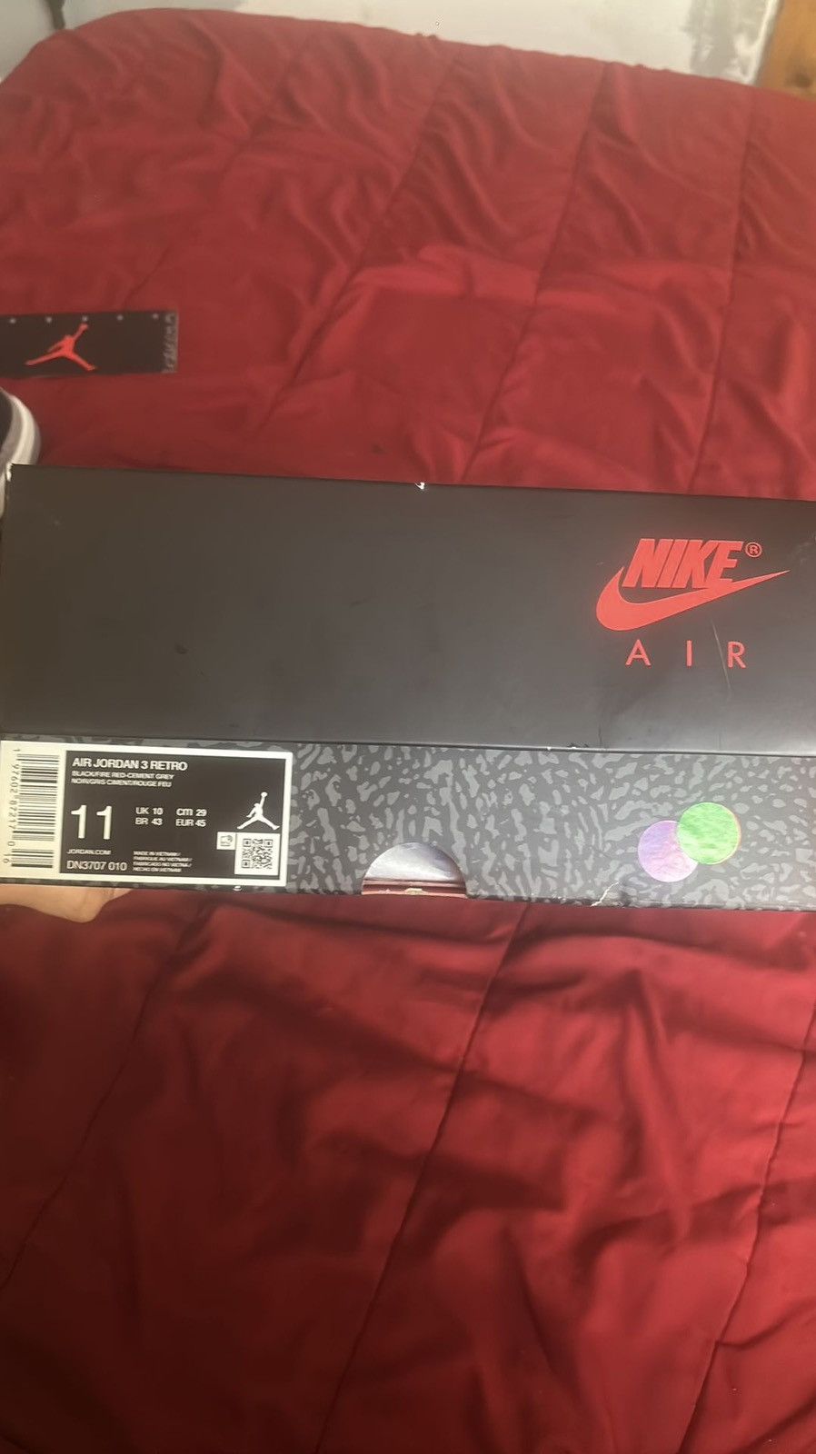 Jordan Brand Jordan 3 Black Cement 2024 Size US 11 / EU 44 - 9 Thumbnail