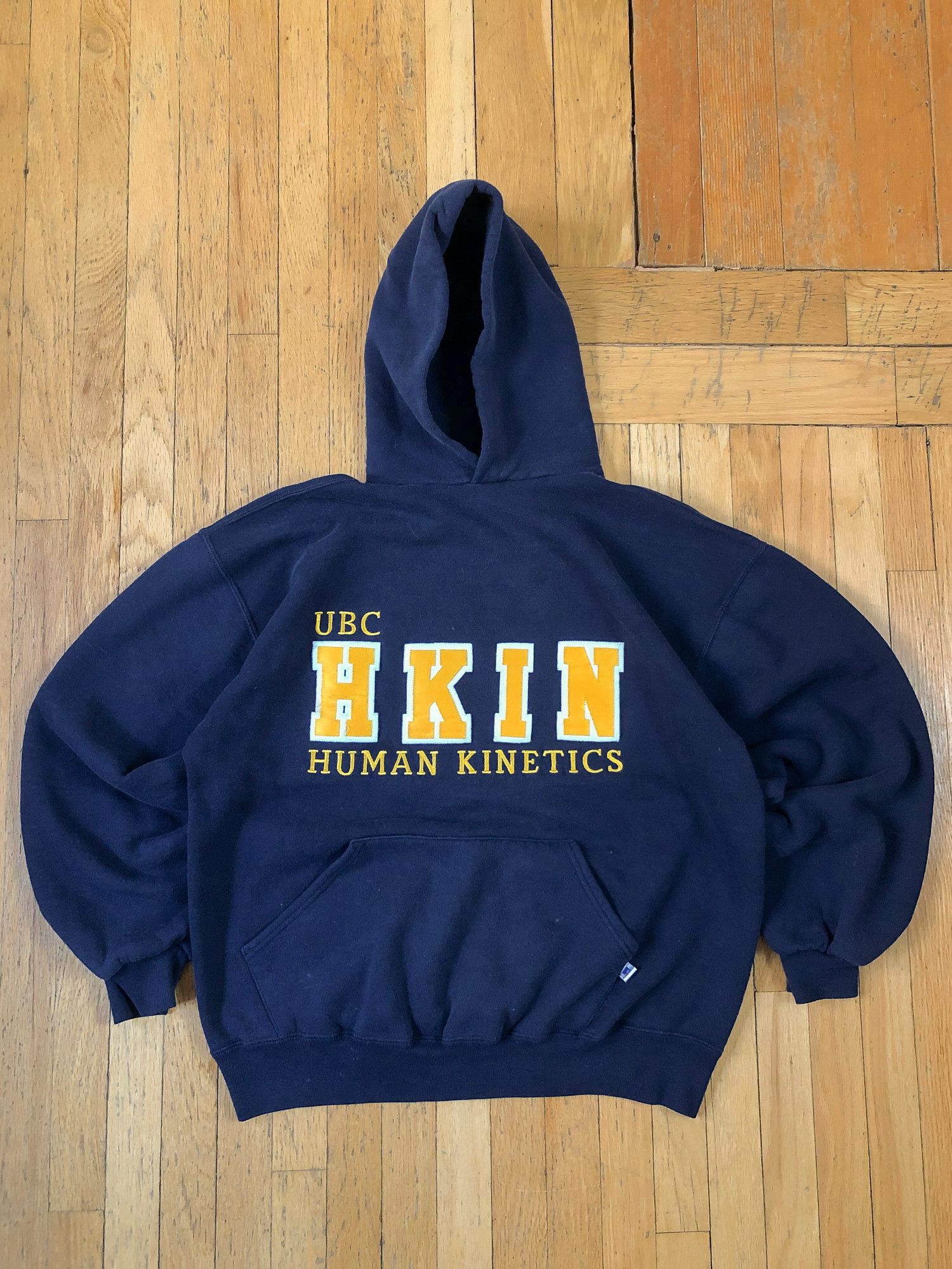 Russell Athletic × Vintage 90s Boxy 'UBC Human Kinetics' Russell Athletic Hoodie Size US L / EU 52-54 / 3 - 2 Thumbnail