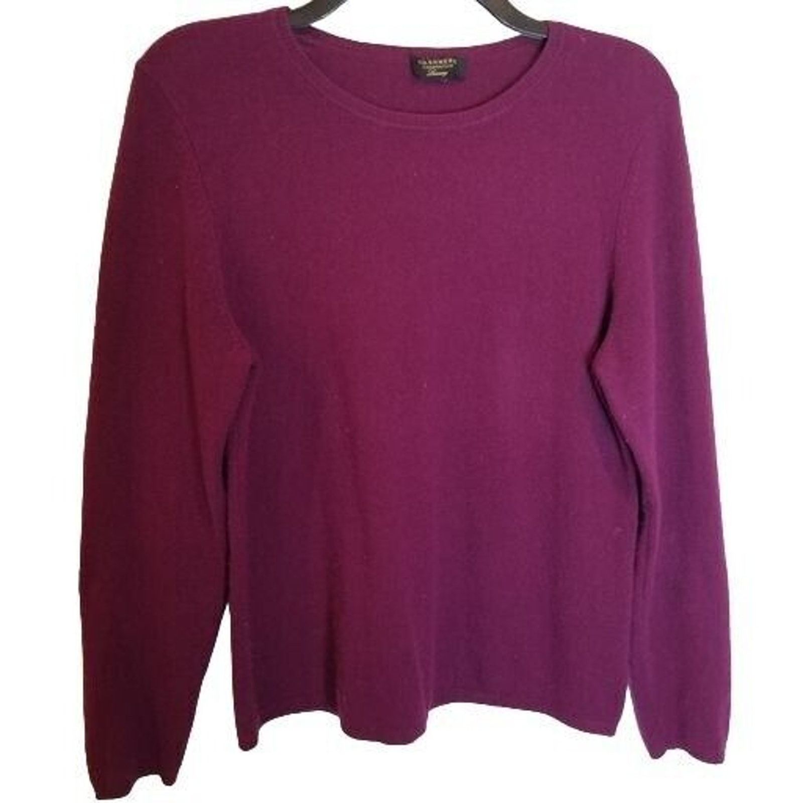 Class Club Charter Club Womens Cashmere Sweater Sz M Classic Preppy Ivy Size M / US 6-8 / IT 42-44 - 1 Thumbnail