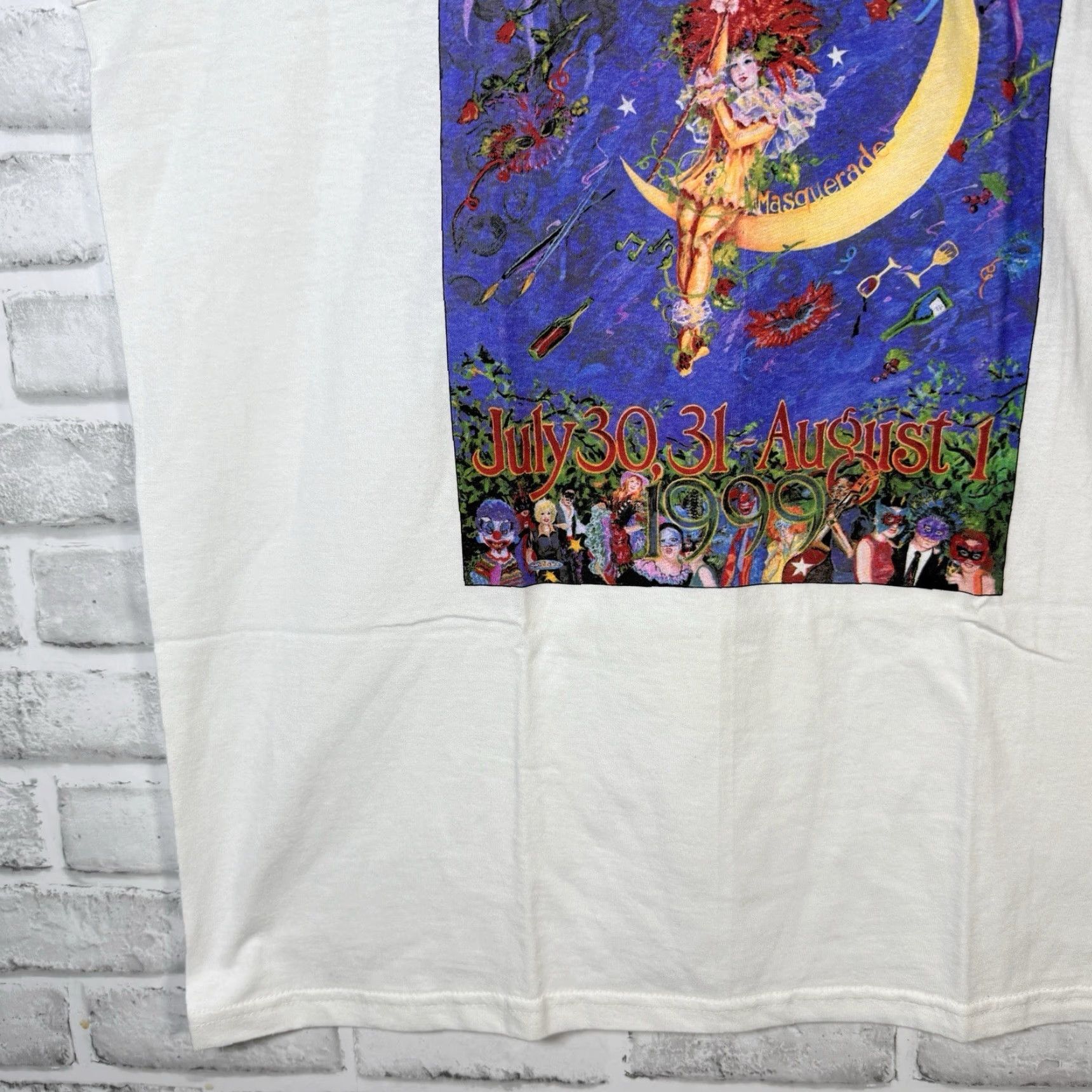 Anvil VTG Anvil White 1999 Salute To The Arts Graphic Sleeveless Shirt Mens XL USA Size US XL / EU 56 / 4 - 3 Thumbnail