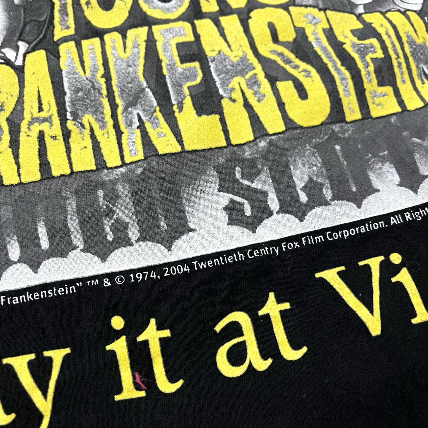 Vintage VINTAGE Tennessee River Frankenstein T-Shirt Mens Large Black Horror Music Movie Promo 70s 80s Size US L / EU 52-54 / 3 - 3 Thumbnail