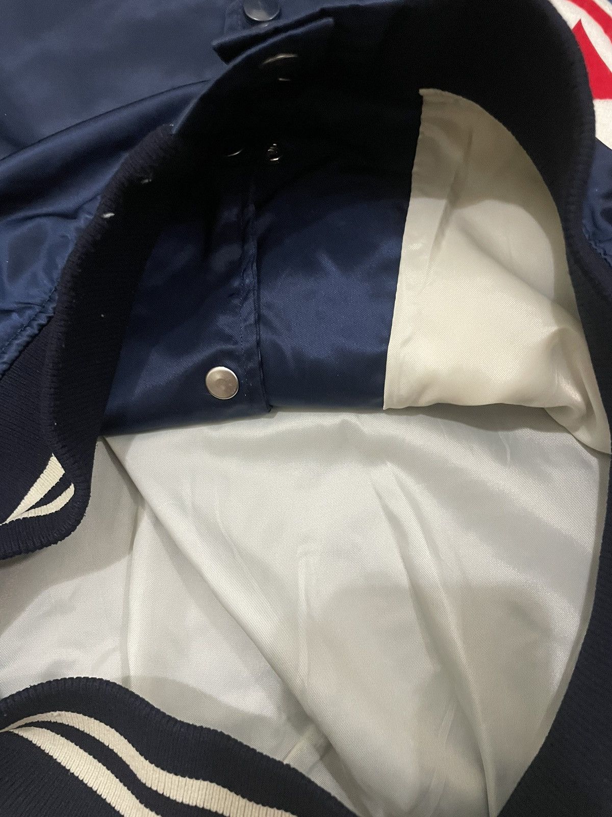 Hysteric Glamour × Japanese Brand × Vintage Vintage Satin Descente Varsity Jacket Size US M / EU 48-50 / 2 - 15 Thumbnail