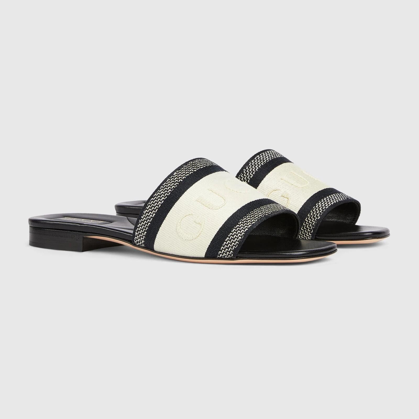 Gucci Gucci Web Jane Slide Sandals Size ONE SIZE - 2 Thumbnail
