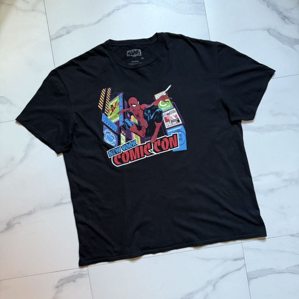 Marvel Comics Vintage Y2K New York Comic Con T-Shirt Size US XXL / EU 58 / 5 - 3 Thumbnail