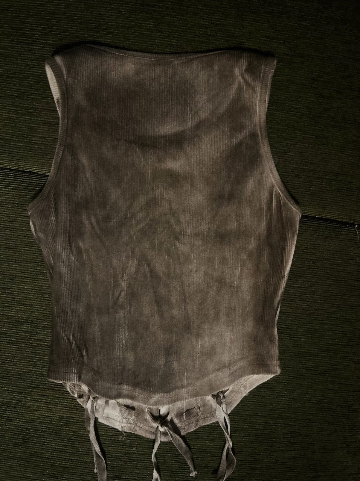 Other vintage brown corset - style boho top Size XS / US 0-2 / IT 36-38 - 3 Thumbnail