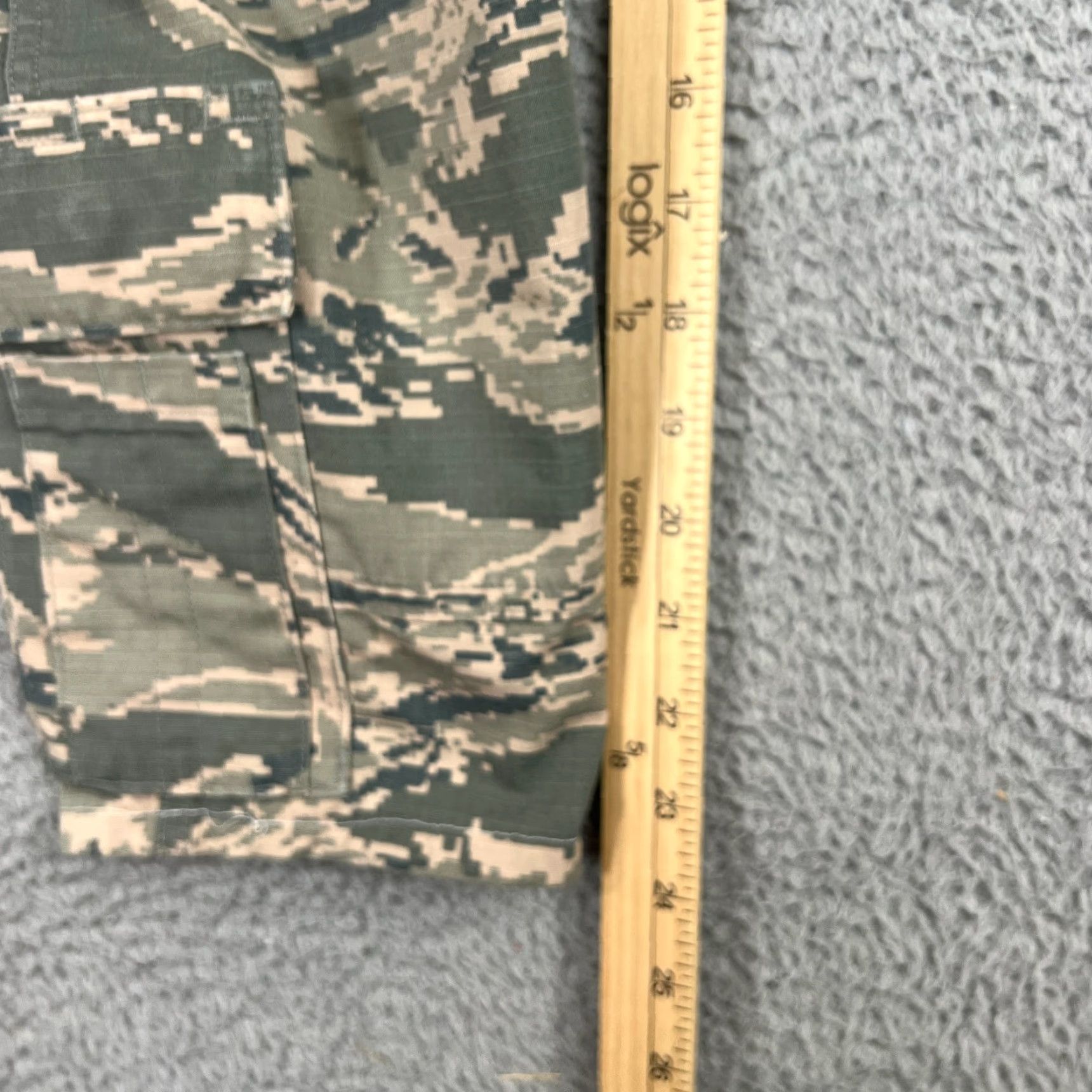Vintage USAF Desert Digital Camo Pants 29x24 Green Tiger Stripe Cargo Jogger BDU DSCP Size US 29 - 3 Thumbnail