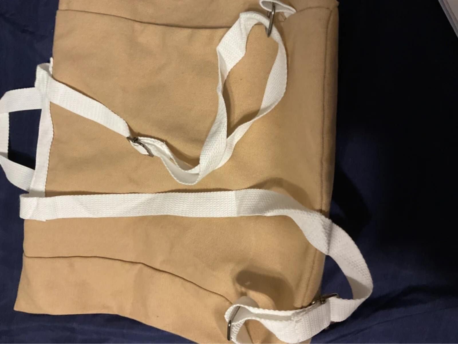 RAGEBLUE Rare collectible! Tan McDonald’s I Love LIFE Canvas roll top Size ONE SIZE - 3 Thumbnail