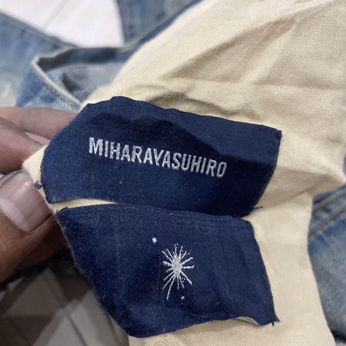 Maison MIHARA YASUHIRO Vintage Miharayasuhiro Distressed Denim Size US 33 - 6 Thumbnail