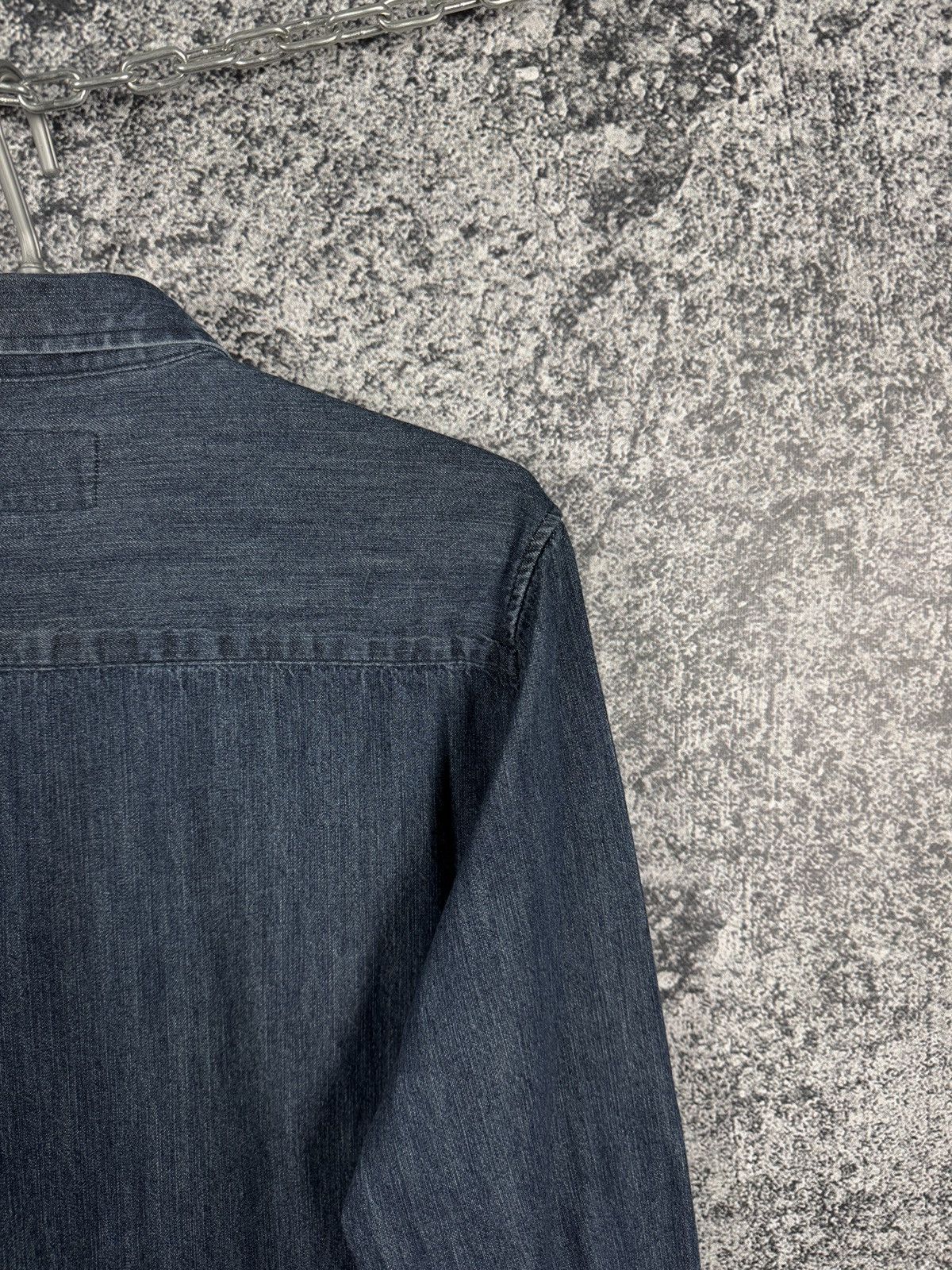 Folk Men’s FOLK Long Sleeve Denim Shirt Button Up Casual Size 4 Size US L / EU 52-54 / 3 - 11 Thumbnail