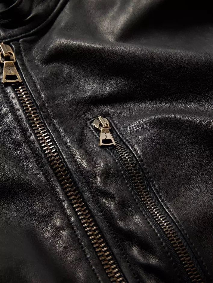 John Varvatos York Leather Jacket. size EU 48 USA 38 Size US M / EU 48-50 / 2 - 14 Thumbnail