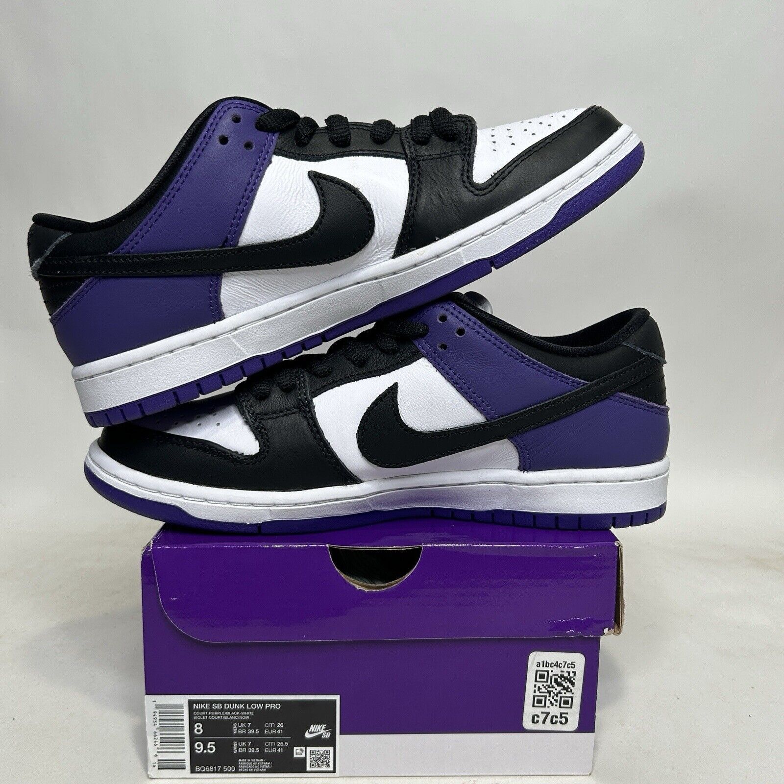 Nike Nike SB Dunk Low Pro “Court Purple” 2024 Size US 8 / EU 41 - 3 Thumbnail
