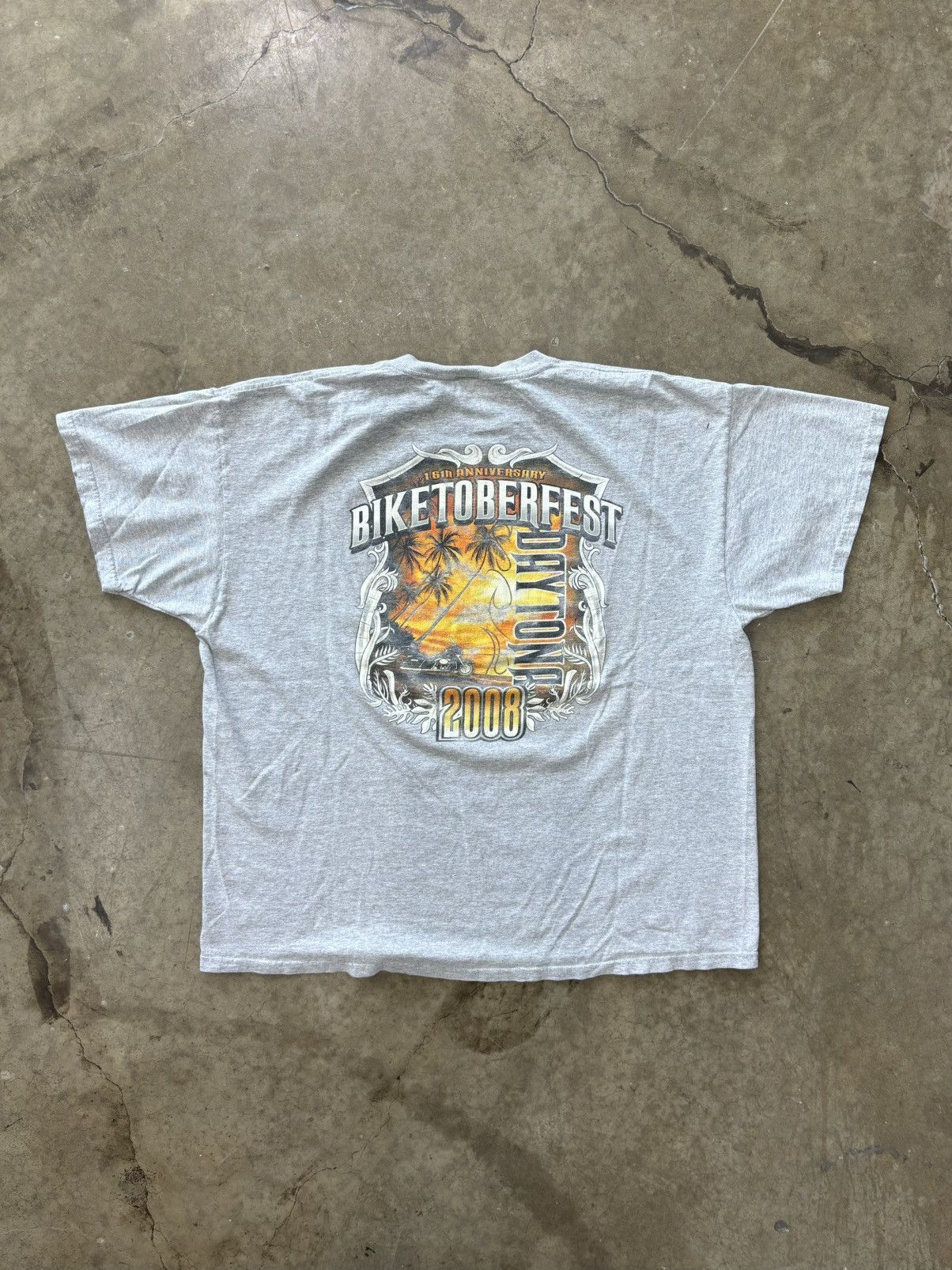 Vintage Vintage 2008 Biketoberfest Daytona Tee 2XL Size US XXL / EU 58 / 5 - 2 Thumbnail