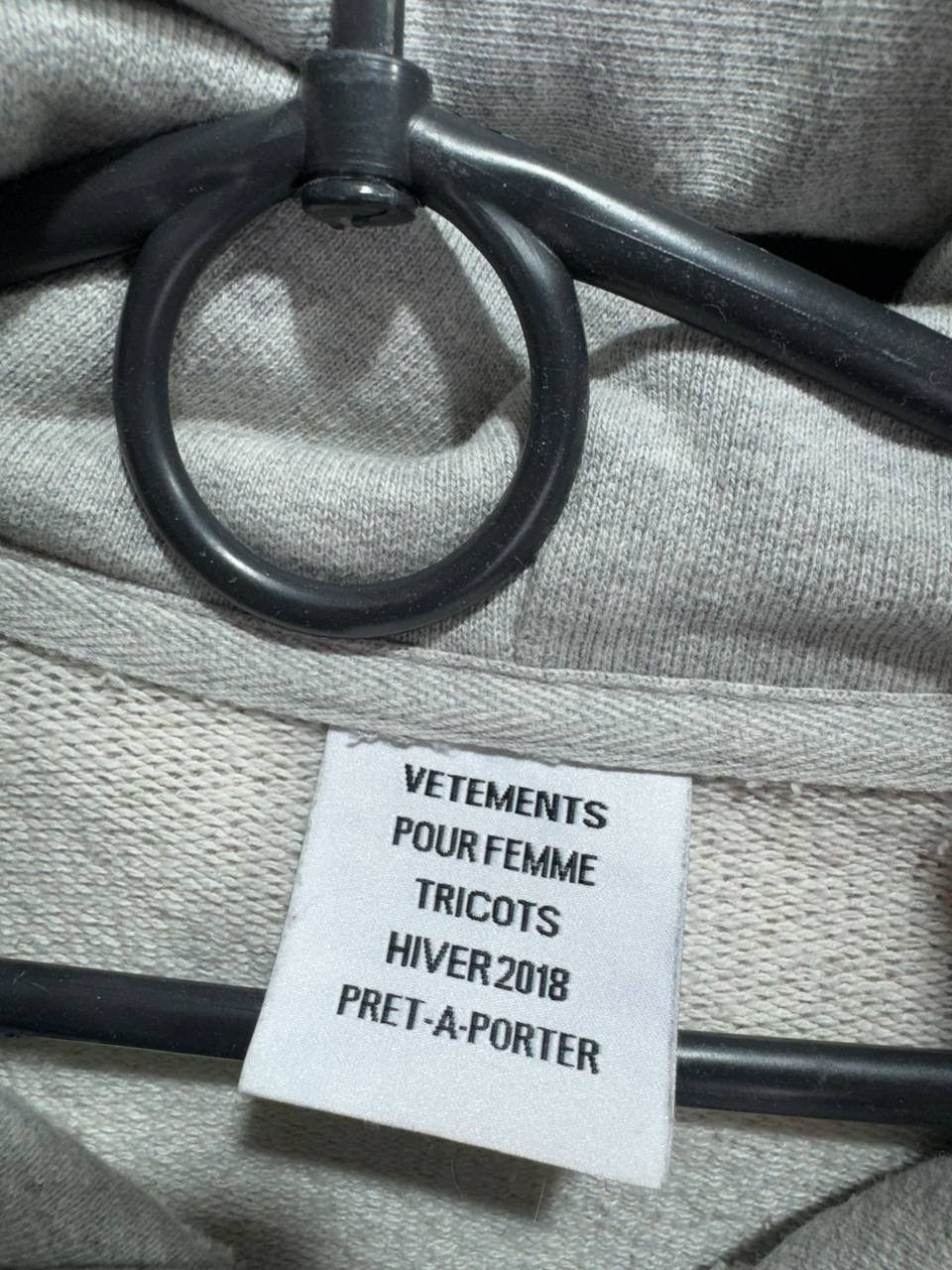 Vetements VETEMENTS AUTOMNE HIVER 2018 Hoodie Size US S / EU 44-46 / 1 - 10 Thumbnail