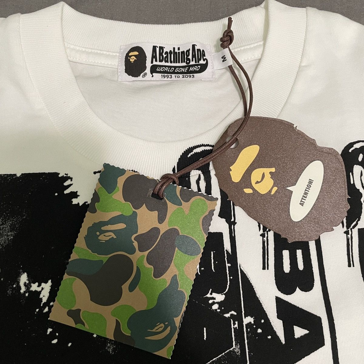 Bape BAPE Garment Dye Multi Logo Tee Relaxed Fit Medium Size US M / EU 48-50 / 2 - 4 Thumbnail