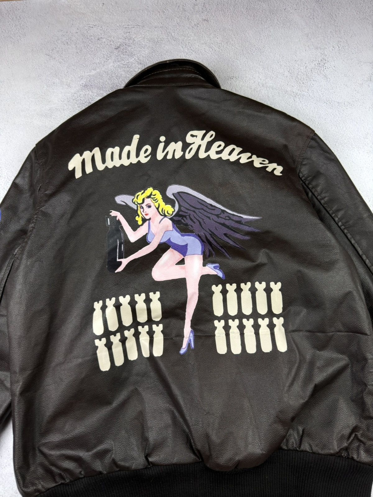 Vintage Chris Redfield Resident Evil Jacket A2 Flight Brown Bomber Size US XXL / EU 58 / 5 - 10 Thumbnail
