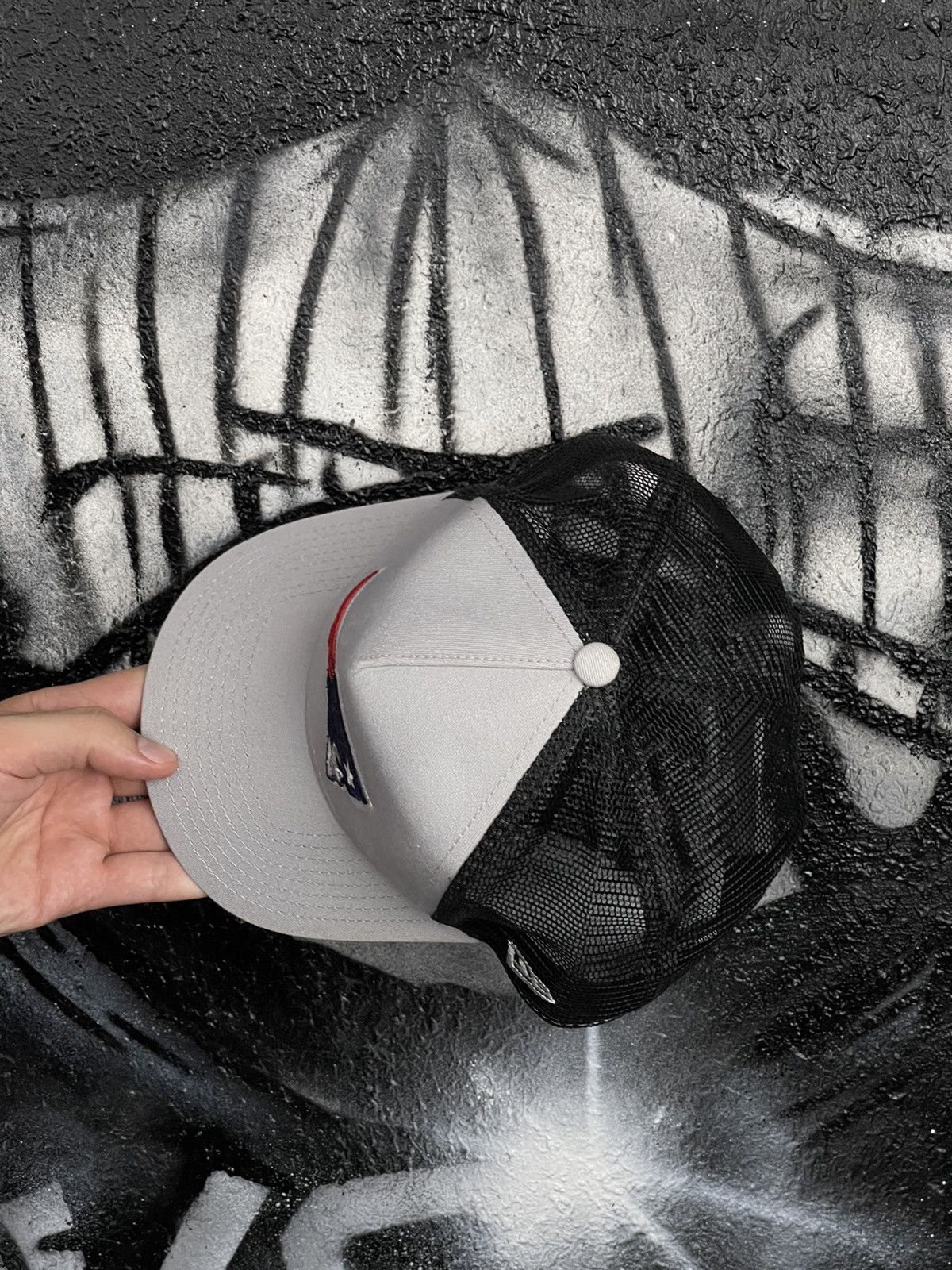 New Era Patriots New Era Y2K Trucker Cap Hat One Size Fits Size ONE SIZE - 8 Thumbnail
