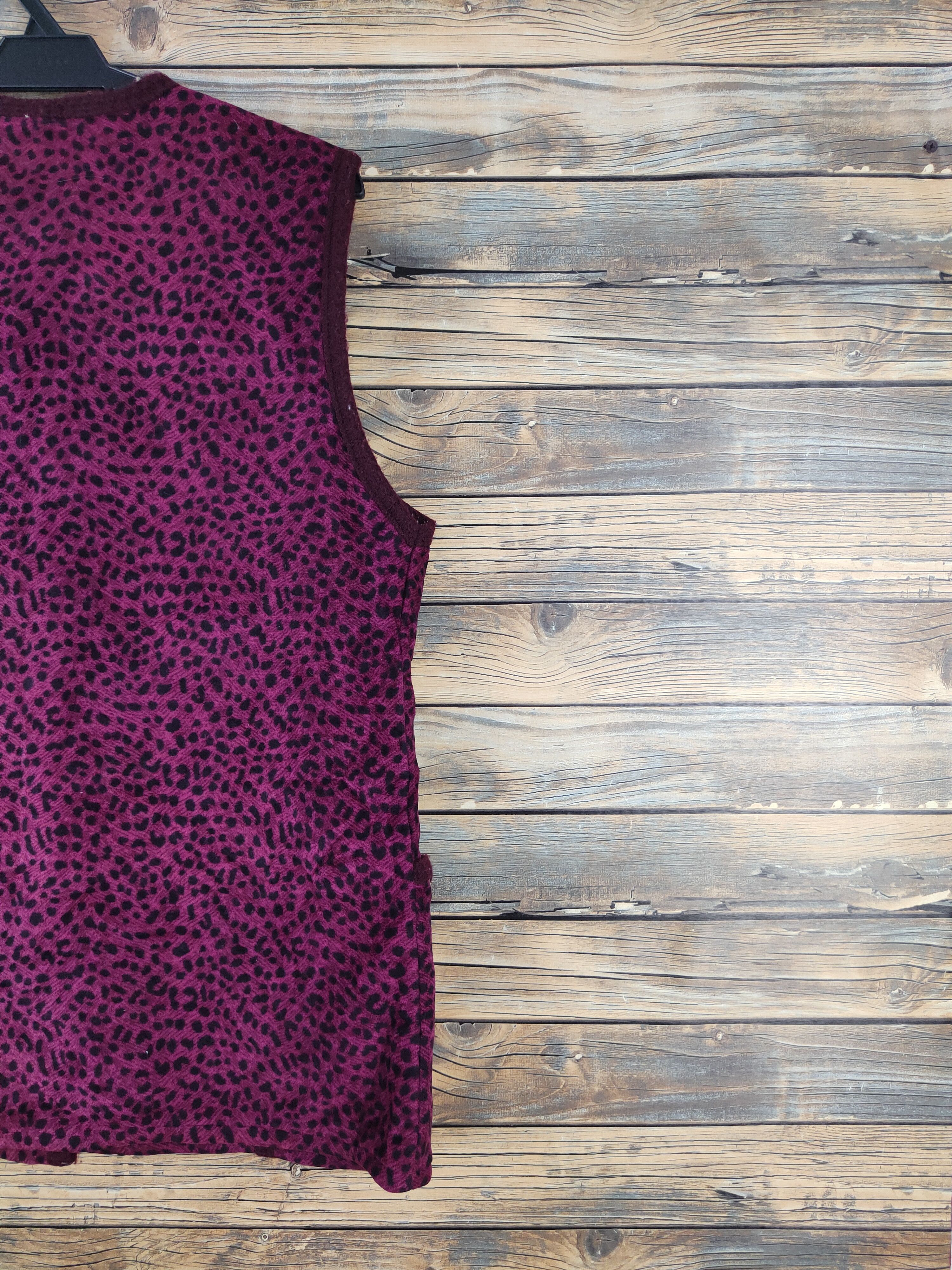 Japanese Brand × Vintage Japanese Brand Purple Wool Vests #W2333 Size M / US 6-8 / IT 42-44 - 10 Thumbnail