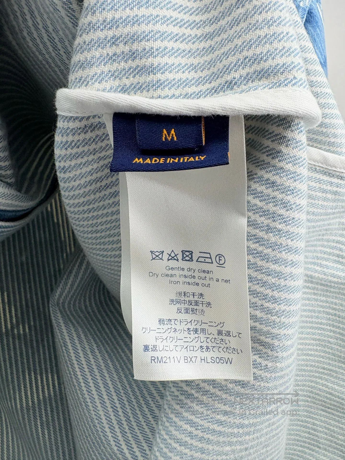Louis Vuitton Louis Vuitton Ink Rendering Denim Shirt Jacket. Size US M / EU 48-50 / 2 - 5 Thumbnail
