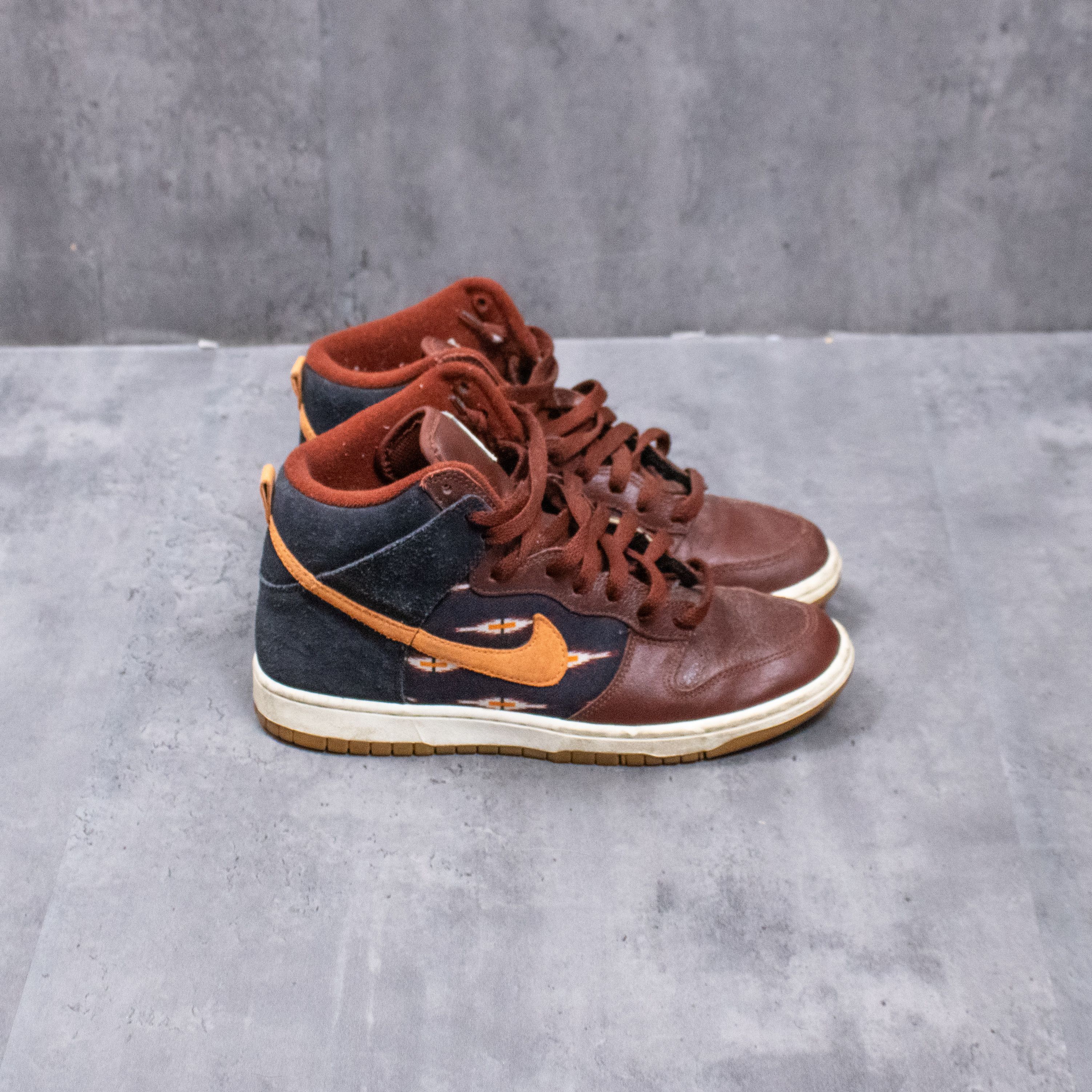 Nike Y2K 2011 Nike Aztex Dunk Hi Skinny Sneakers Shoes Size US 7.5 / IT 37.5 - 1 Thumbnail