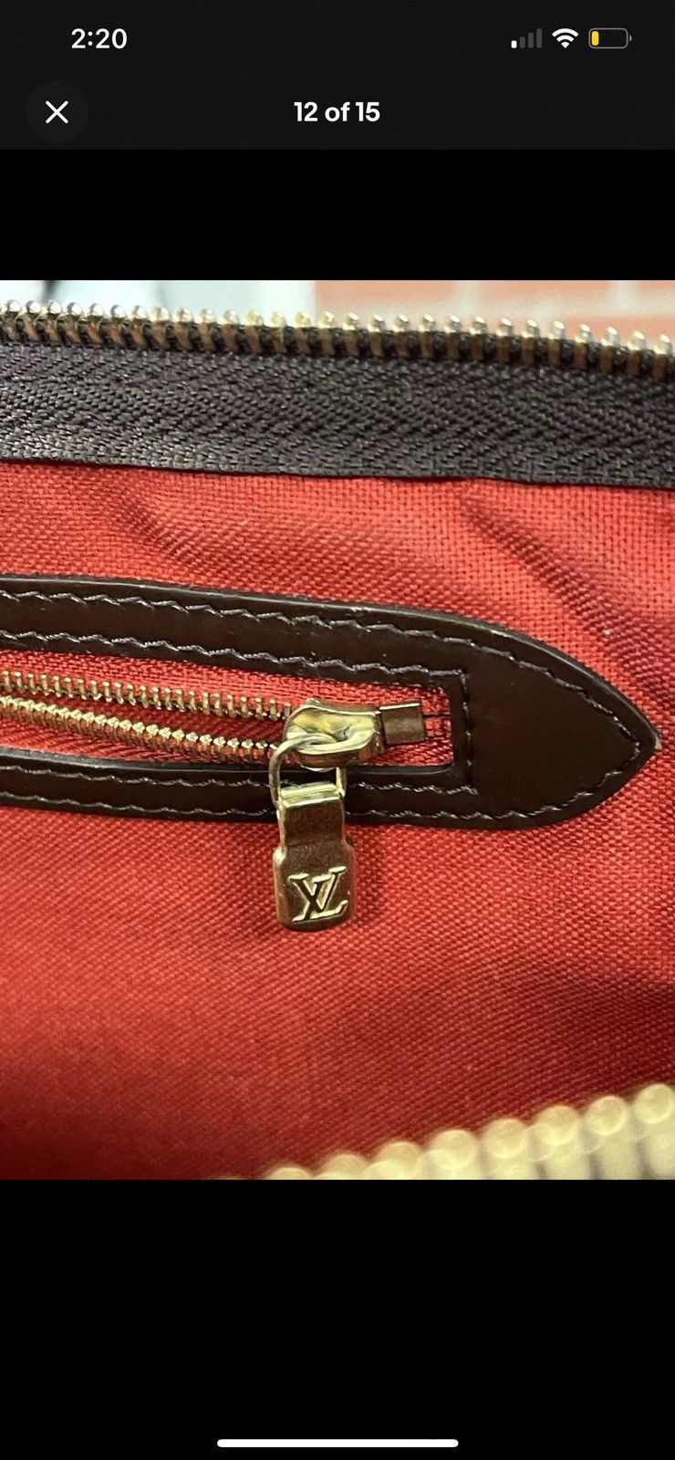 Louis Vuitton Louis Vuitton Speedy Duffle 35 Brown Canvas Damier Ebene Size ONE SIZE - 11 Thumbnail