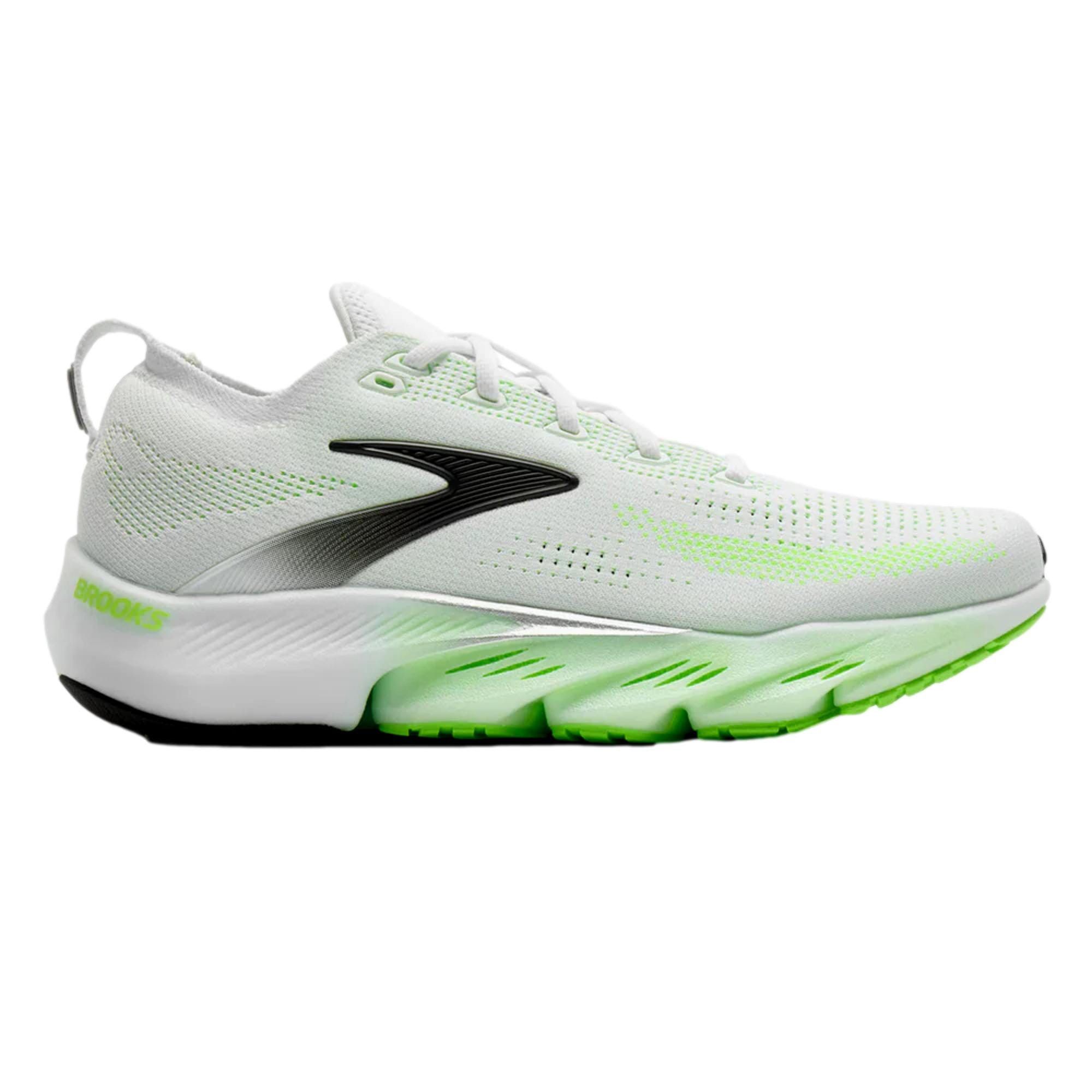 Brooks Glycerin Flex White / Green Gecko / Phantom 110478 1D 114 Size US 8.5 / EU 41-42 - 1 Thumbnail