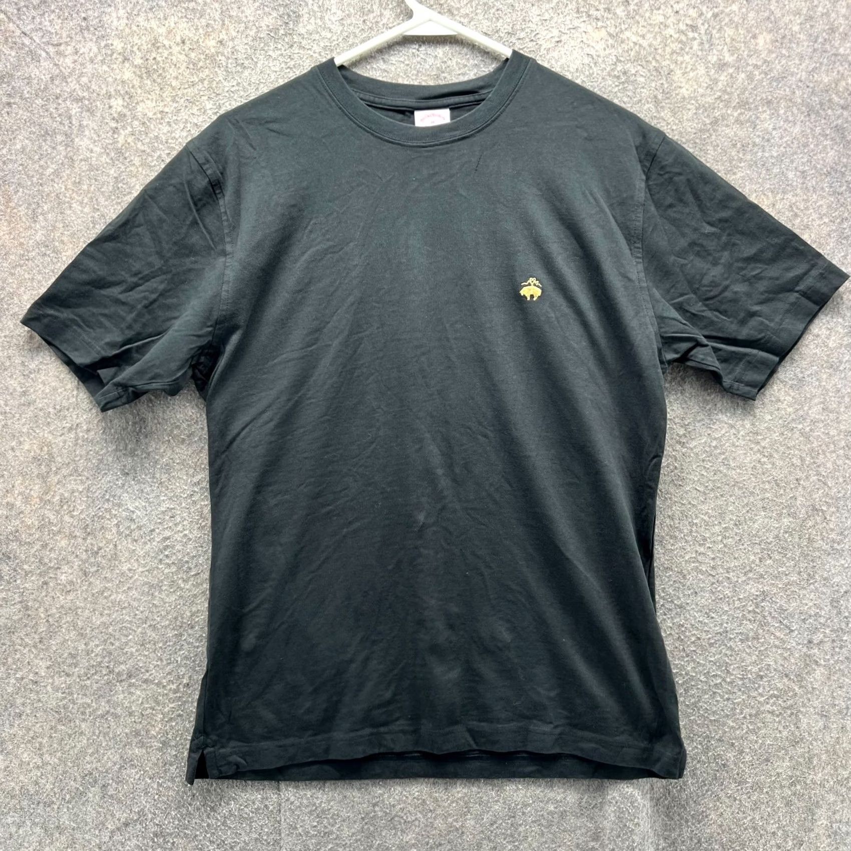 Brooks Brothers Brooks Brothers Shirt Mens M Black Crewneck Cotton Logo 1818 T-Shirt Size US M / EU 48-50 / 2 - 2 Thumbnail