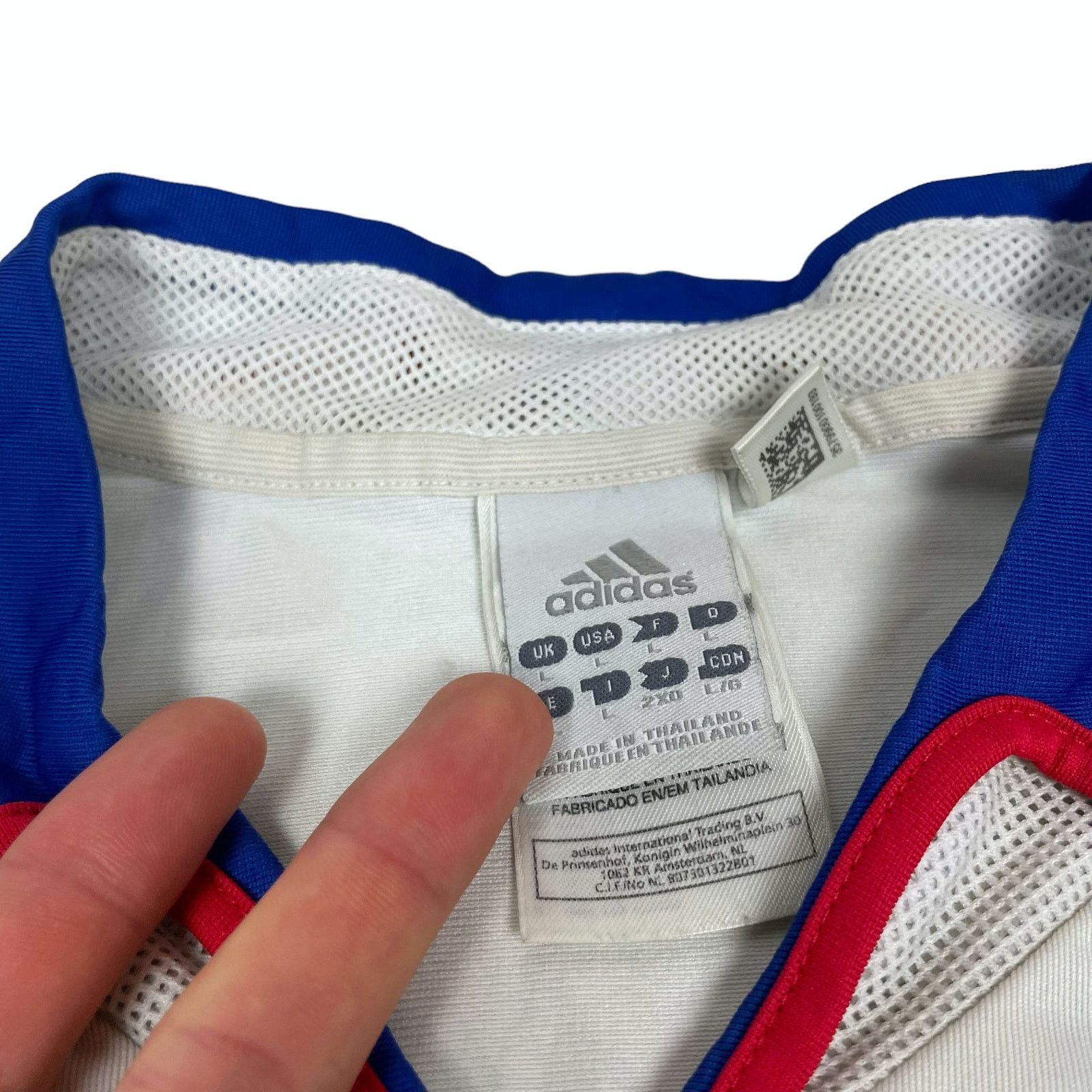 Adidas Adidas Mens White France National Football Team Jersey Large Size US L / EU 52-54 / 3 - 10 Thumbnail