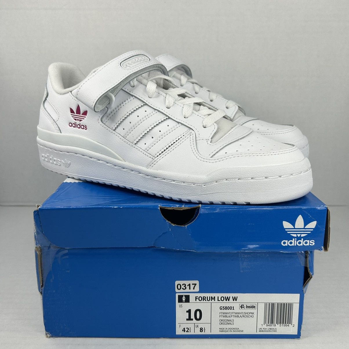 adidas forum white grey