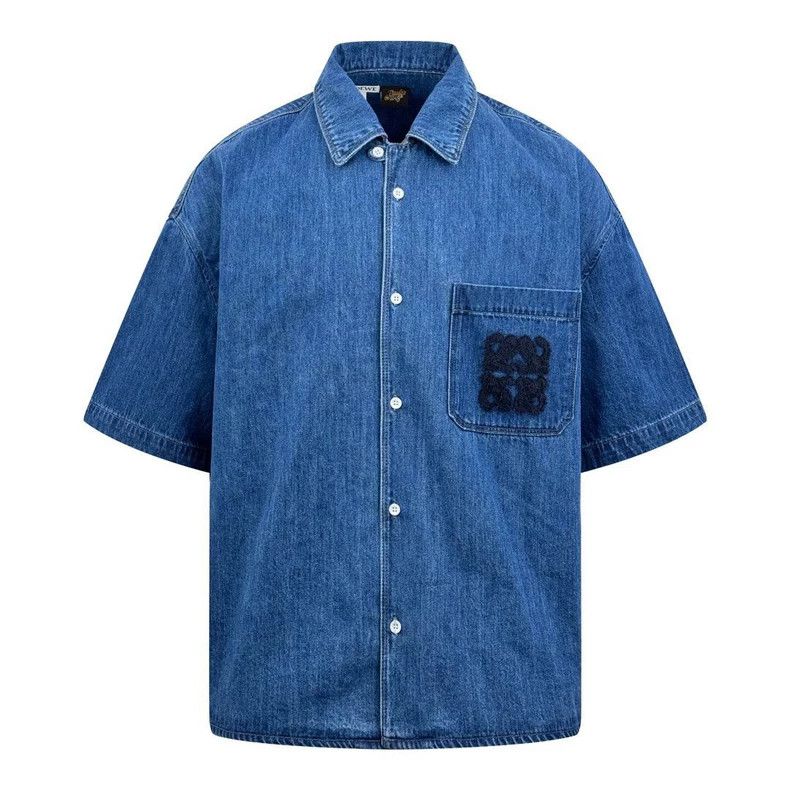 Loewe LOEWE Cowboy short-sleeved shirt Size US XXS / EU 40 - 4 Thumbnail