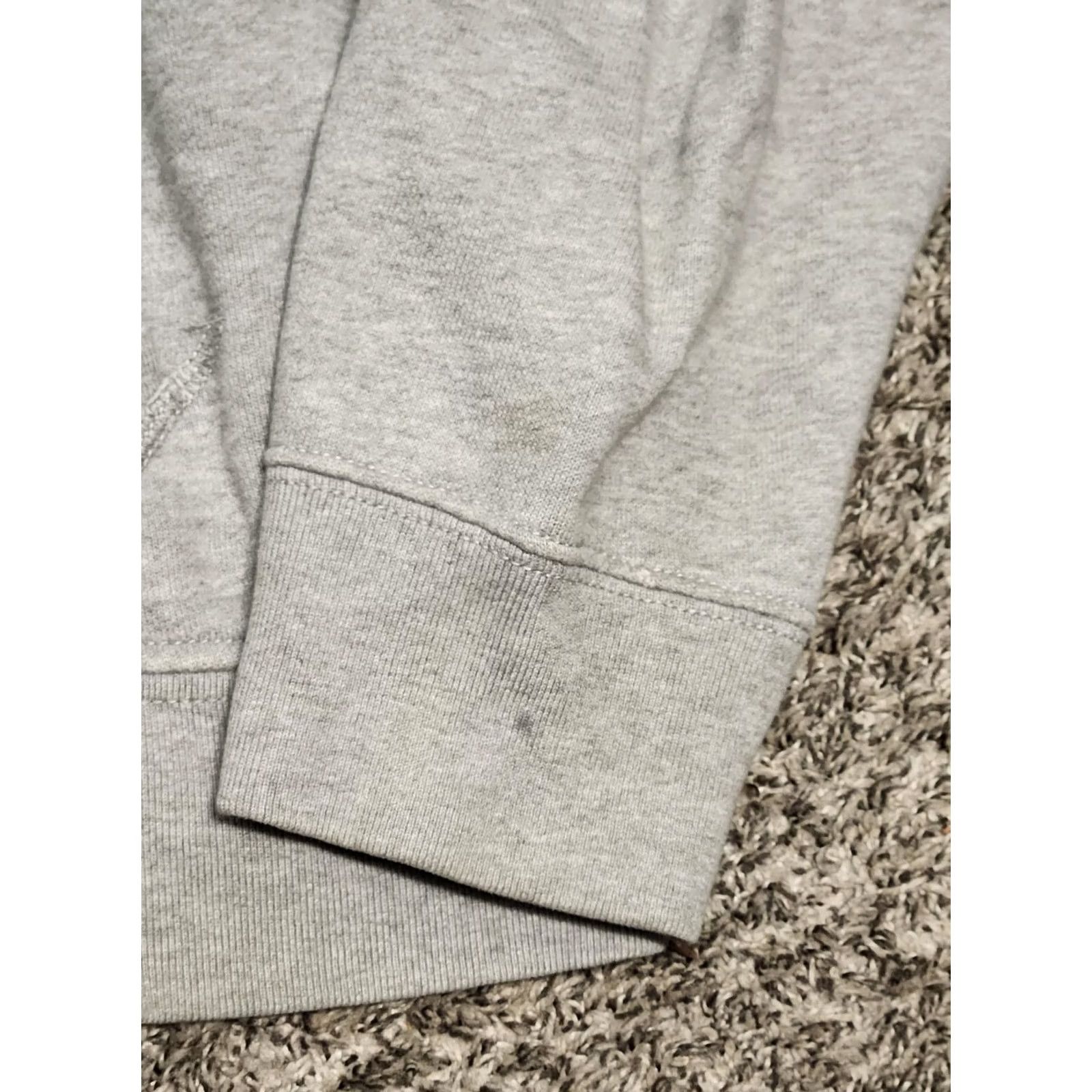 Polo Ralph Lauren Ralph Lauren Fleece Hoodie Adult XL Gray Burgundy-Pony Embroidered Zip Mens Size US XL / EU 56 / 4 - 2 Thumbnail