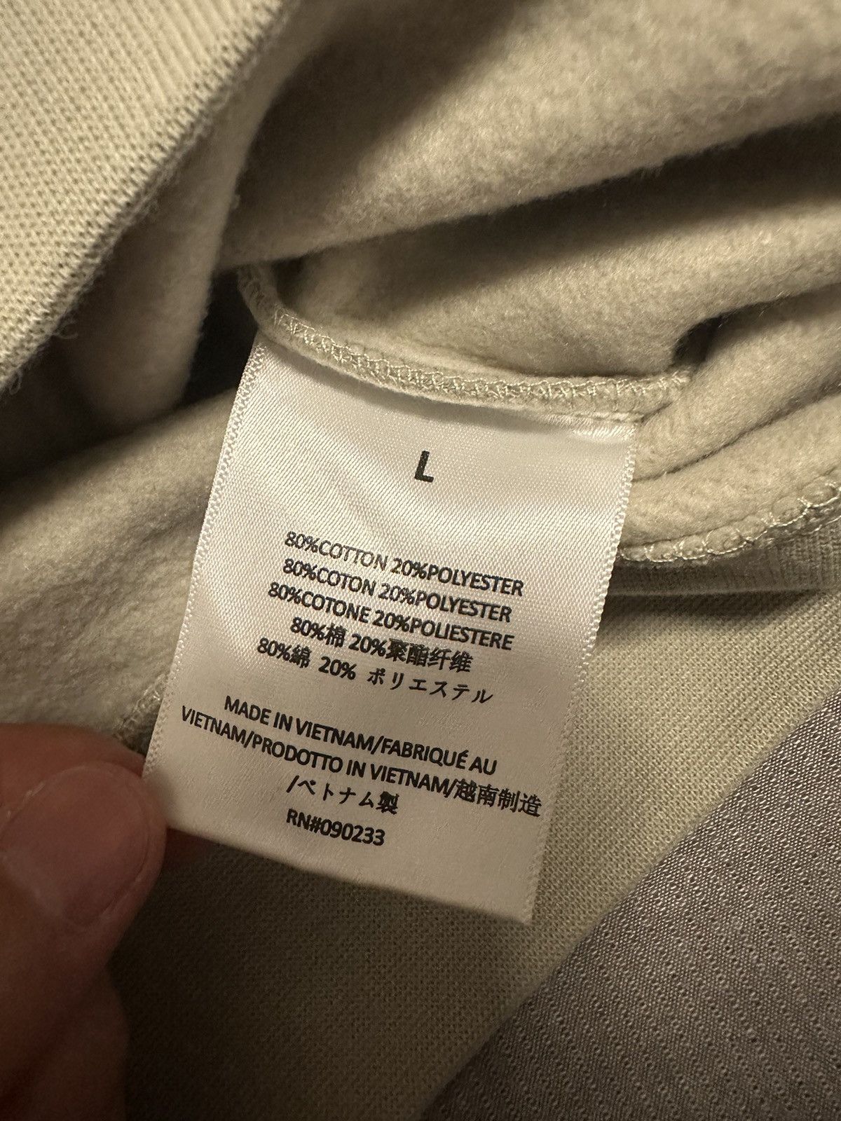 Essentials × Fear of God Fear Of God Essentials SSENSE Exclusive Hoodie Concrete Size US L / EU 52-54 / 3 - 10 Thumbnail